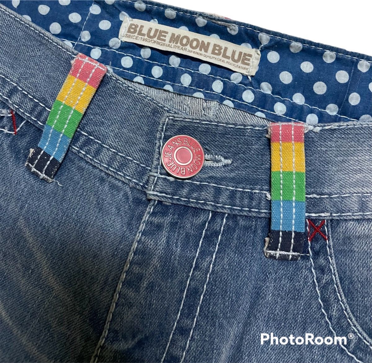 Designer × Japanese Brand Blue Moon Blue Jeans Size US 31 - 4 Thumbnail