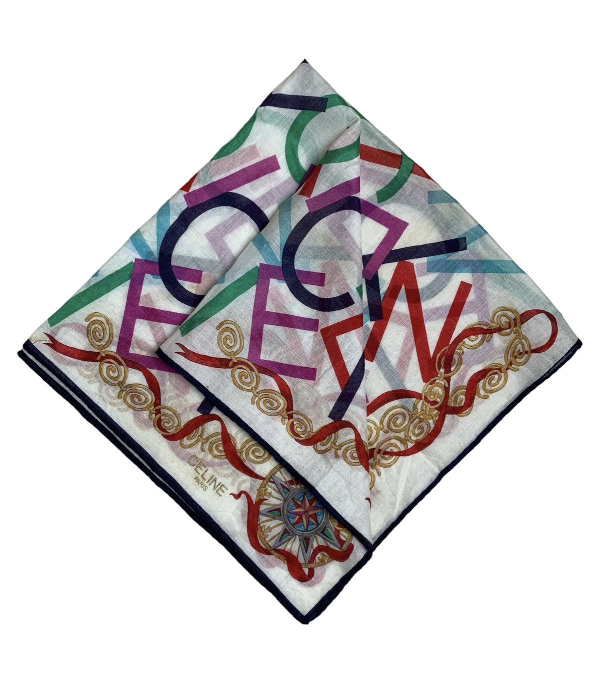 Designer Celine Handkerchief Pocketsquares Size ONE SIZE - 2 Thumbnail