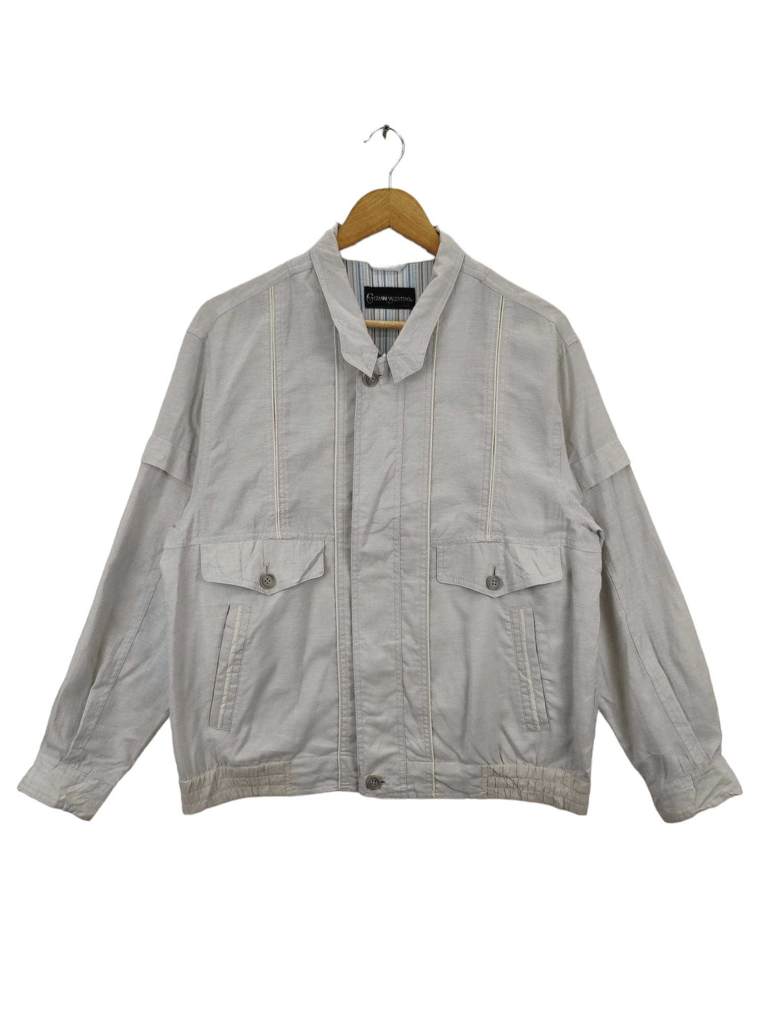 Vintage Vintage 1990s Gianni Valentino Worker Jacket Size US M / EU 48-50 / 2 - 1 Thumbnail
