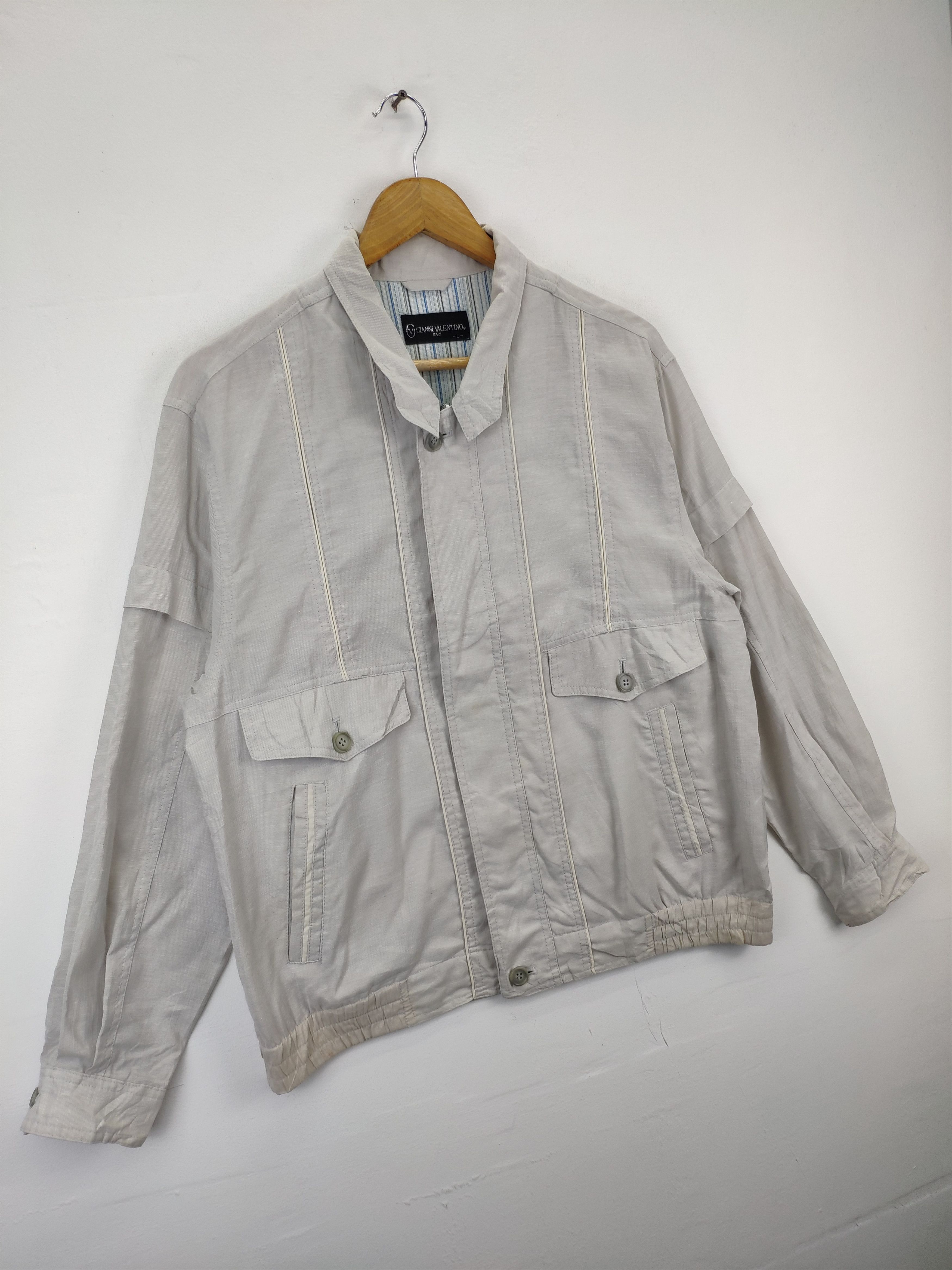 Vintage Vintage 1990s Gianni Valentino Worker Jacket Size US M / EU 48-50 / 2 - 6 Thumbnail
