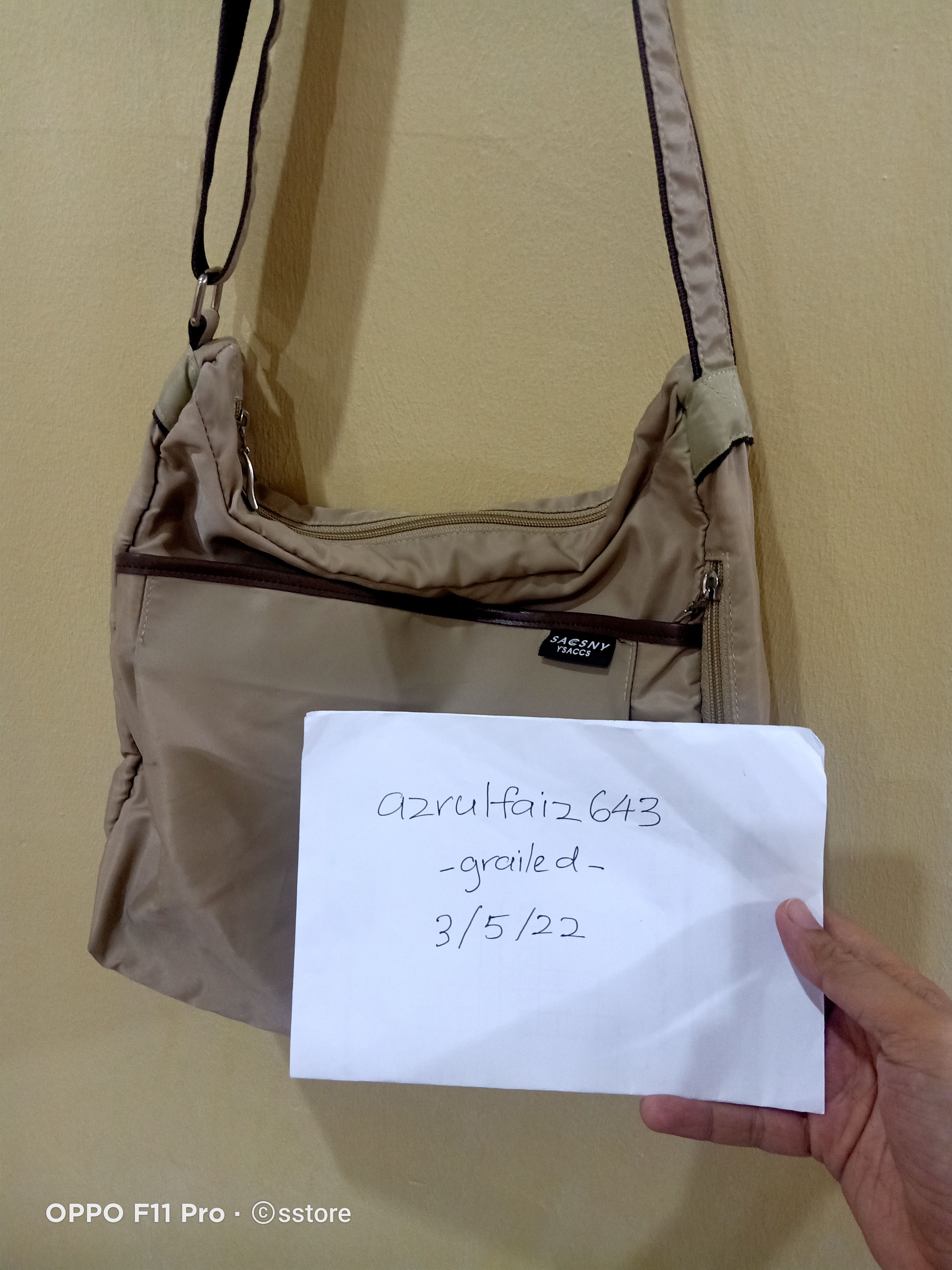 Y's × Yohji Yamamoto Saccsyn Y'Saccs Y-3 Yohji Yamamoto Shoulder Bag Size ONE SIZE - 18 Thumbnail
