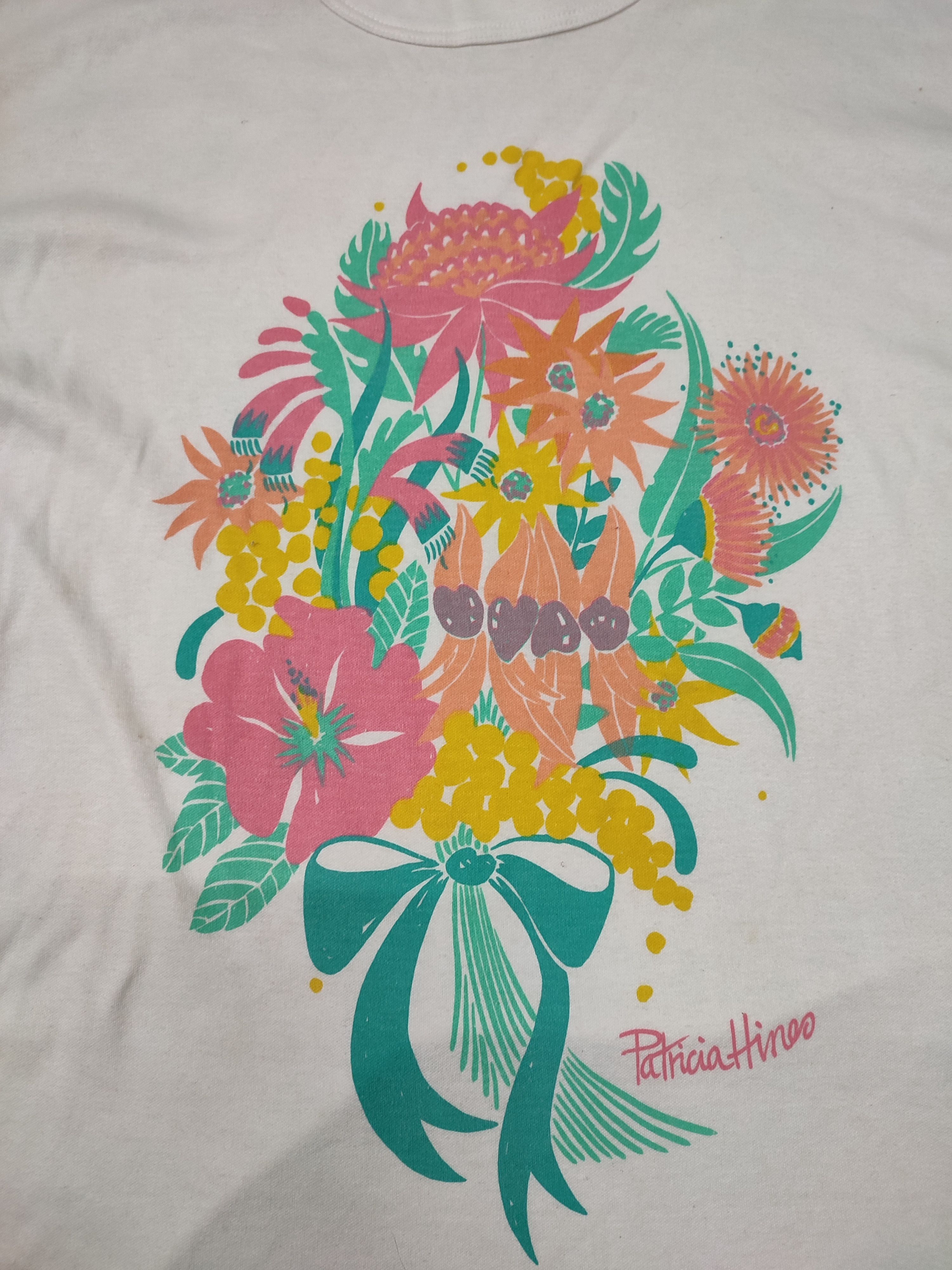Vintage 💥90s Art Patricia Himes Single Stitch Tees Size US S / EU 44-46 / 1 - 5 Thumbnail