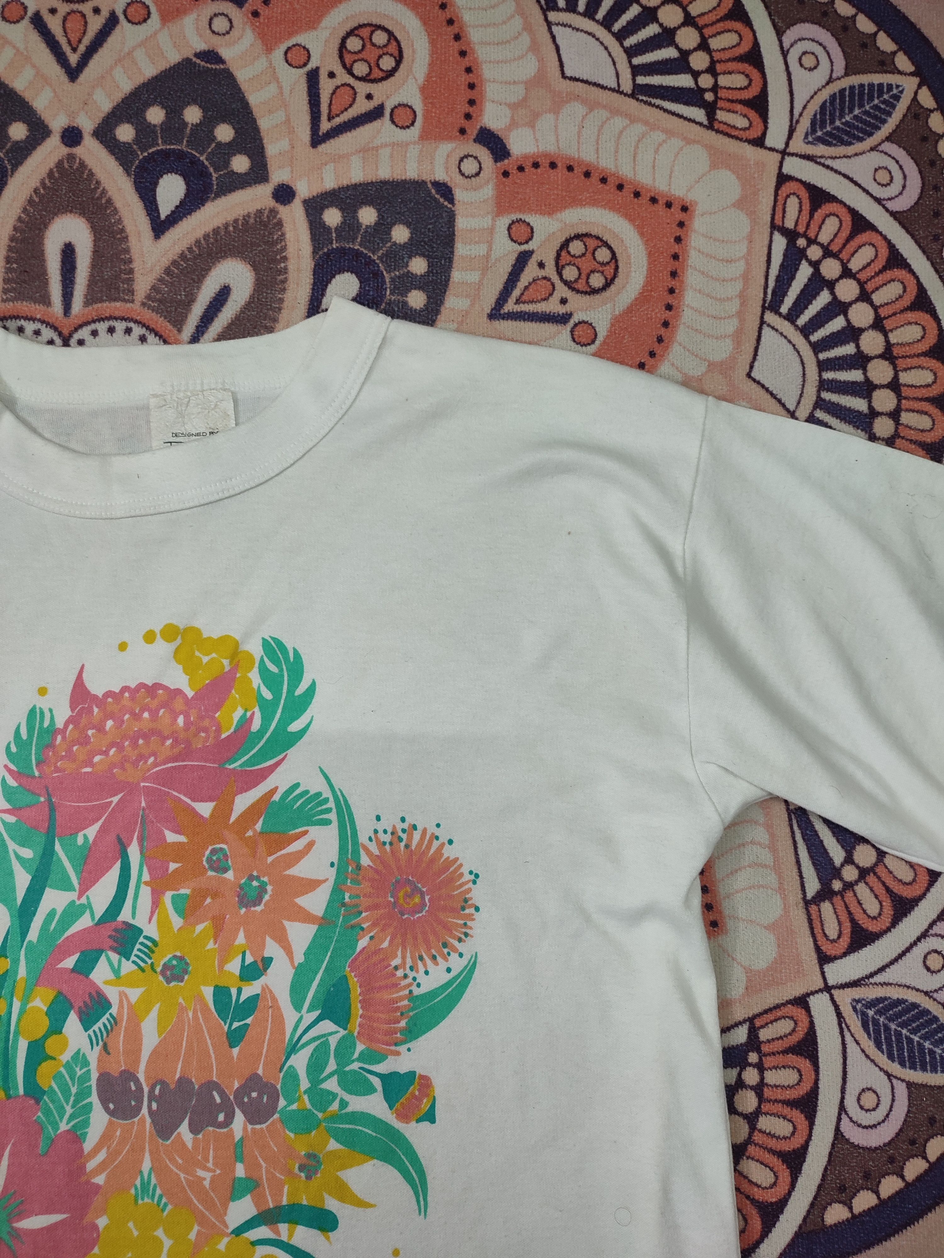 Vintage 💥90s Art Patricia Himes Single Stitch Tees Size US S / EU 44-46 / 1 - 4 Thumbnail