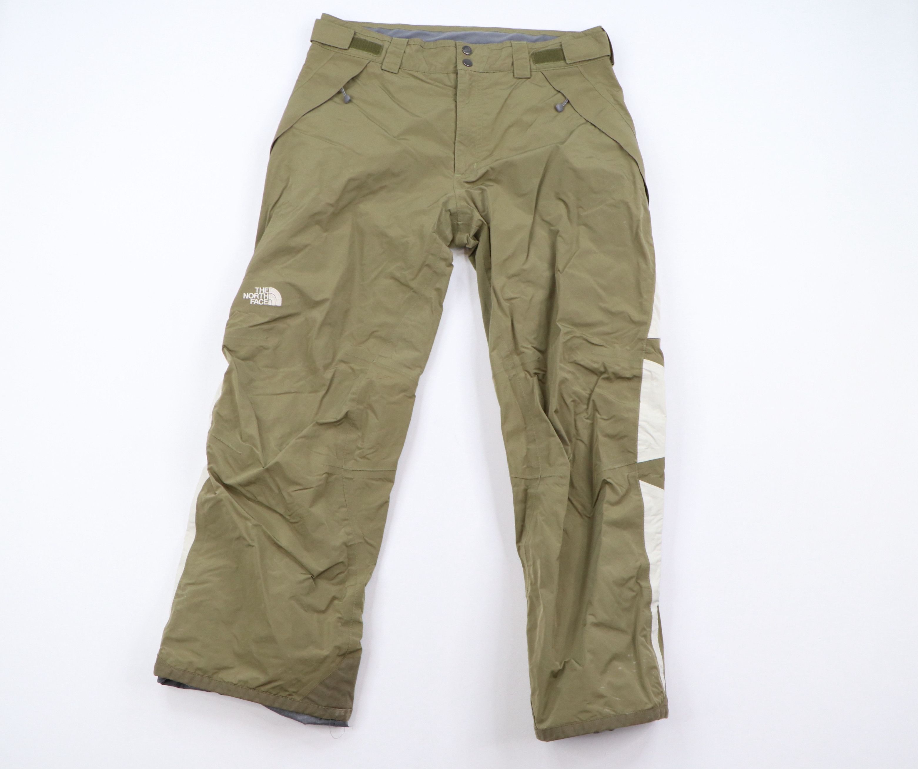 The North Face × Vintage Vintage The North Face HyVent Waterproof Snow Pants Green Size US 34 / EU 50 - 1 Thumbnail