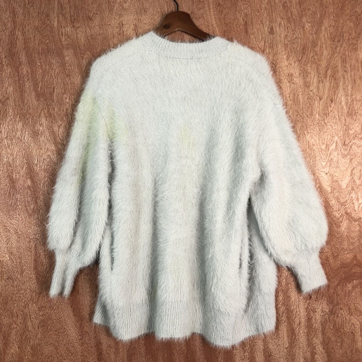 Homespun Knitwear DL Japan GU mohair Shag Shaggy Cardigan #c334 Size US S / EU 44-46 / 1 - 10 Thumbnail