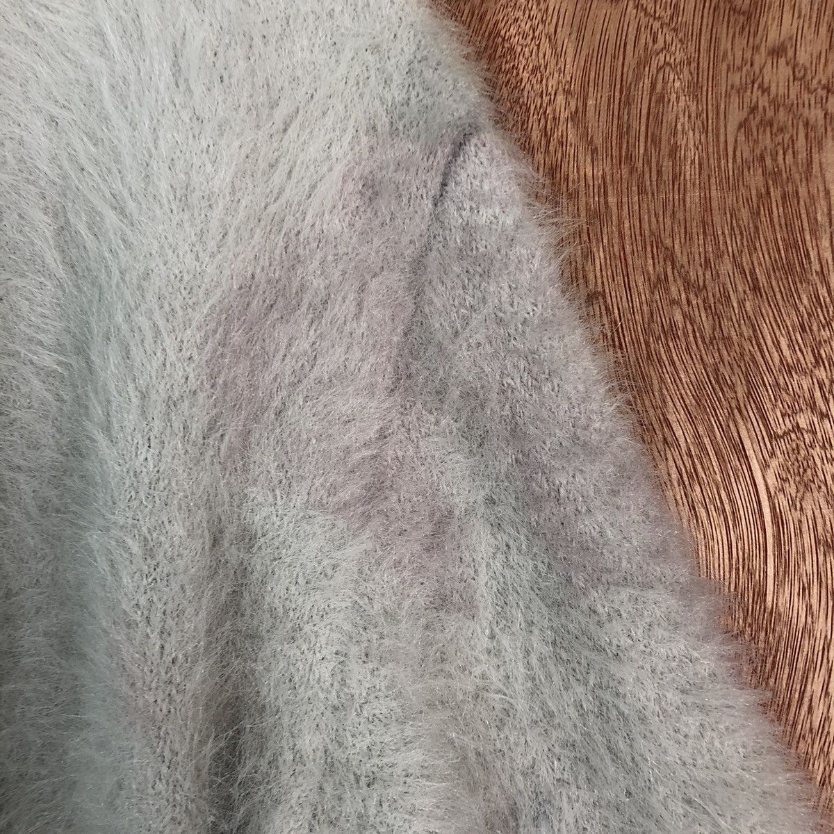 Homespun Knitwear DL Japan GU mohair Shag Shaggy Cardigan #c334 Size US S / EU 44-46 / 1 - 8 Thumbnail