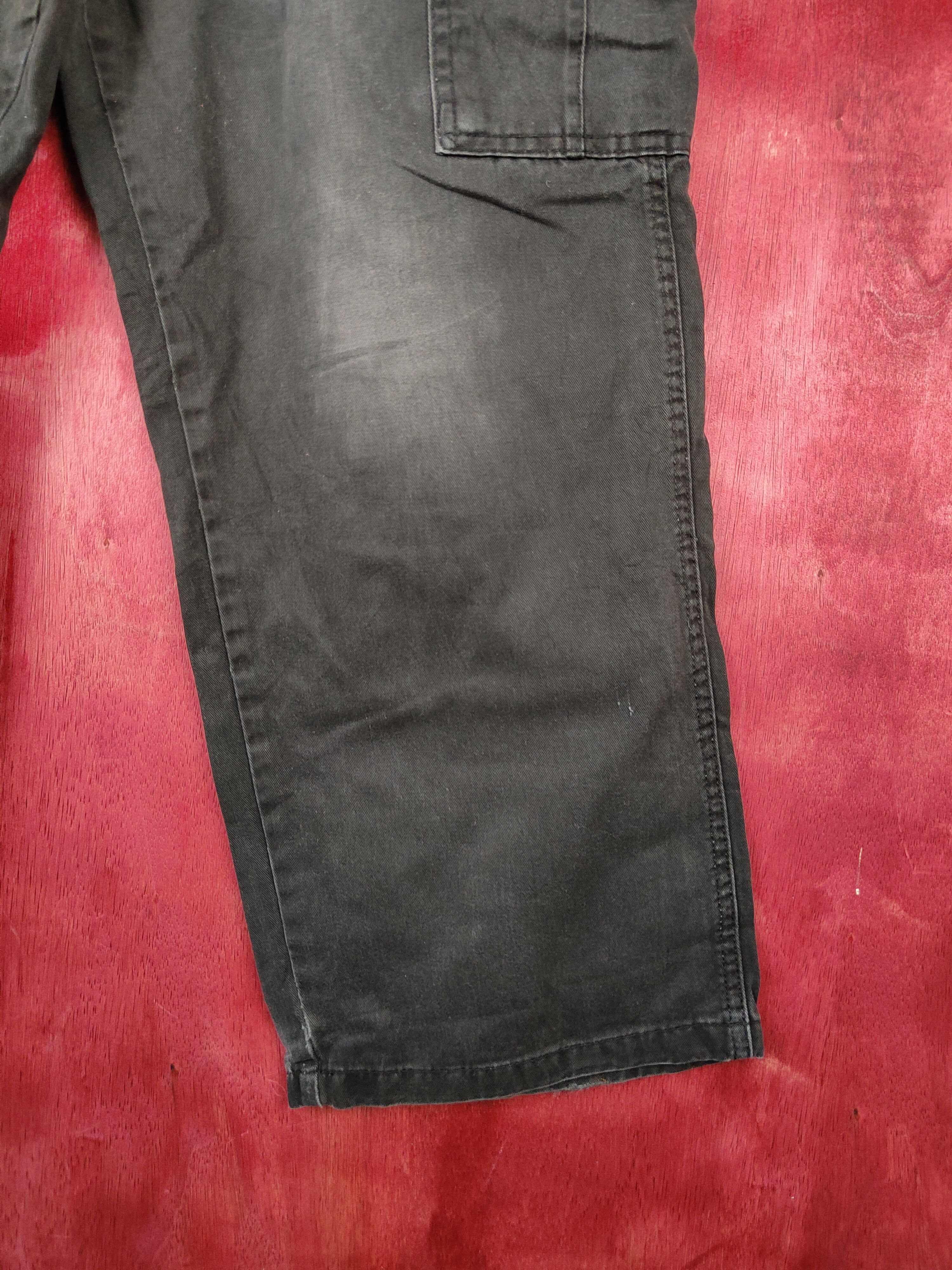 Japanese Brand × Wrangler DL Wrangler Black Multi Pocket Tactical Cargo Pants #S529 Size US 32 / EU 48 - 6 Thumbnail