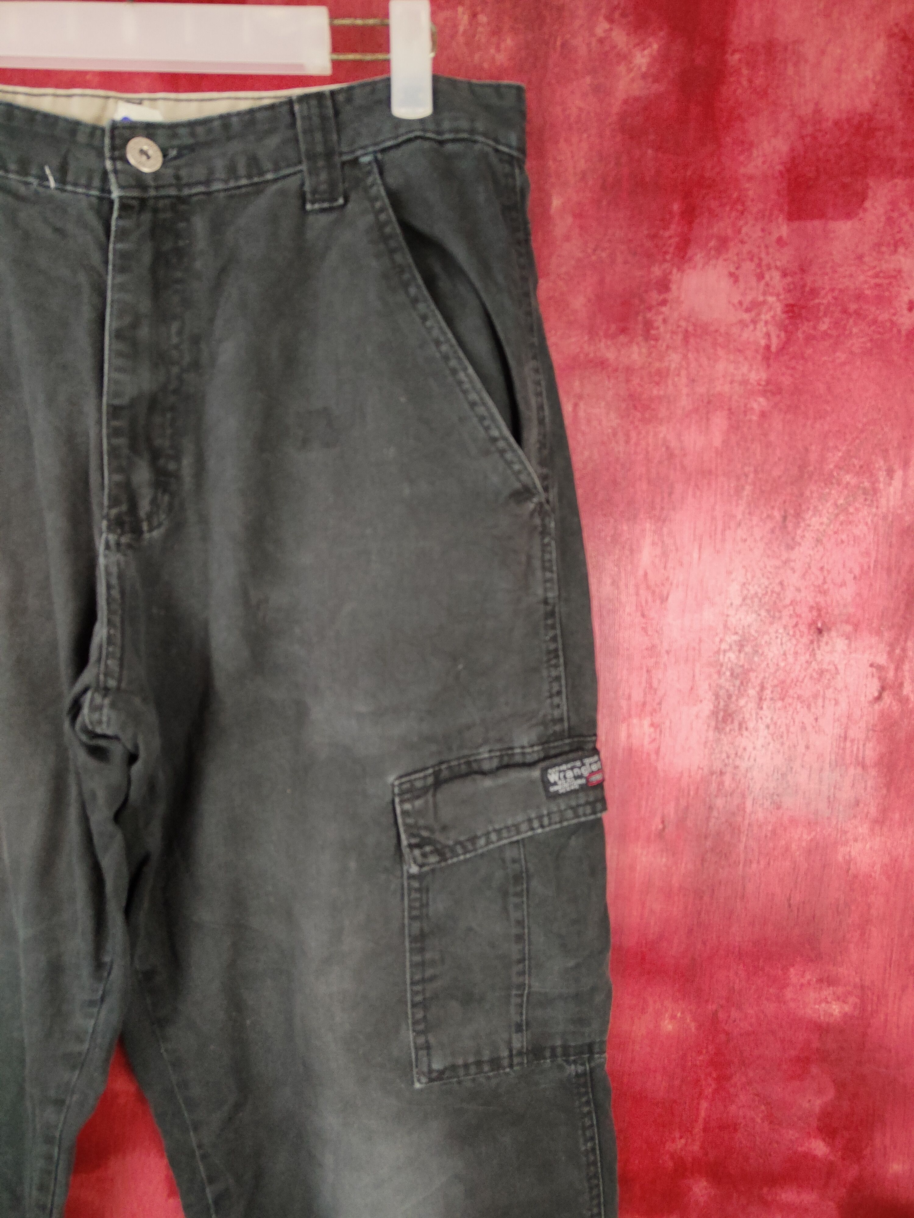 Japanese Brand × Wrangler DL Wrangler Black Multi Pocket Tactical Cargo Pants #S529 Size US 32 / EU 48 - 5 Thumbnail