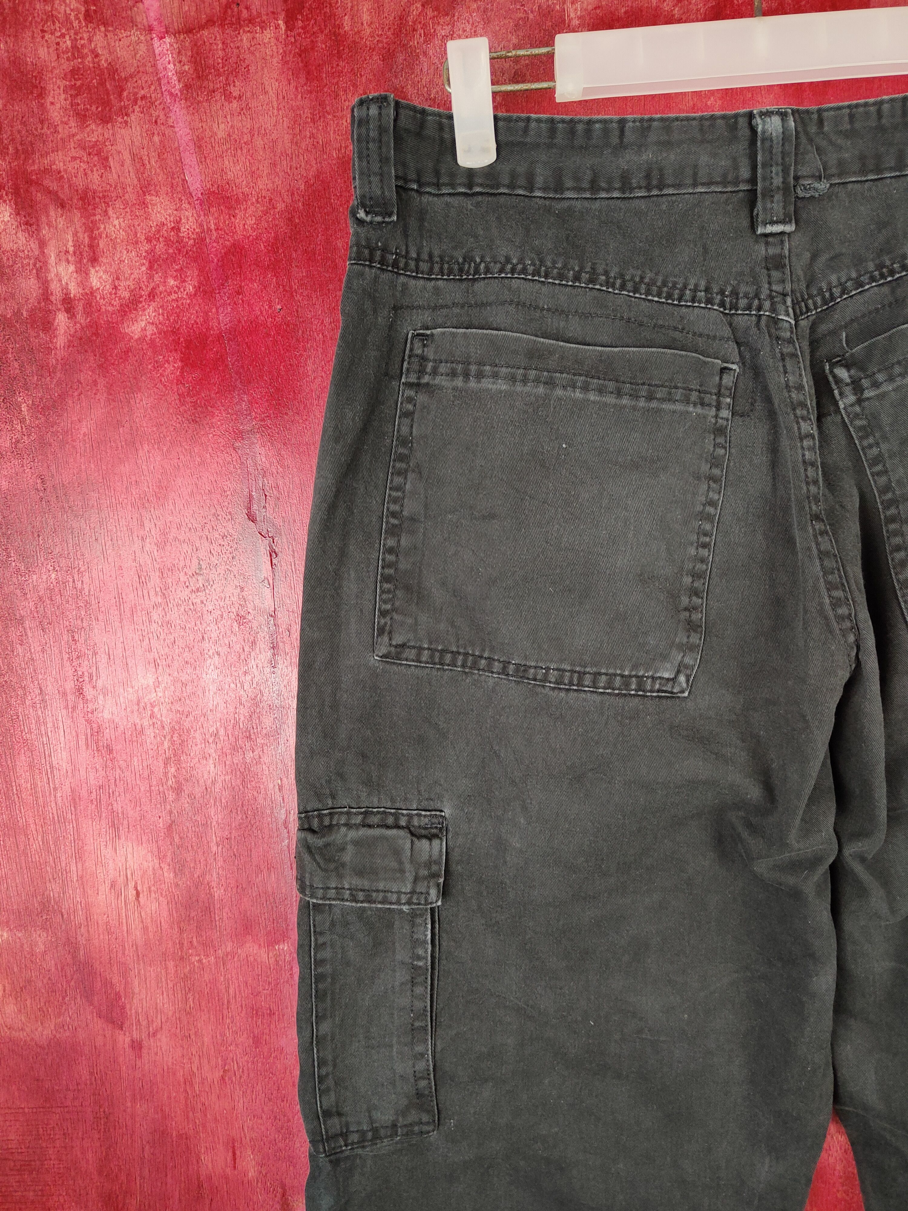 Japanese Brand × Wrangler DL Wrangler Black Multi Pocket Tactical Cargo Pants #S529 Size US 32 / EU 48 - 8 Thumbnail