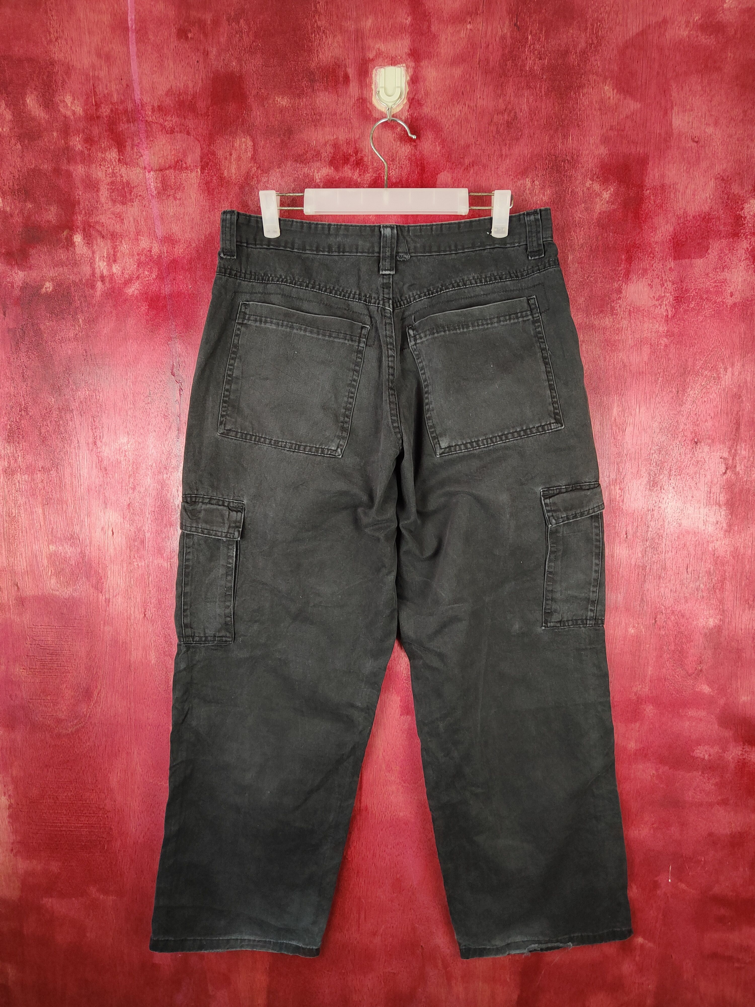 Japanese Brand × Wrangler DL Wrangler Black Multi Pocket Tactical Cargo Pants #S529 Size US 32 / EU 48 - 7 Thumbnail