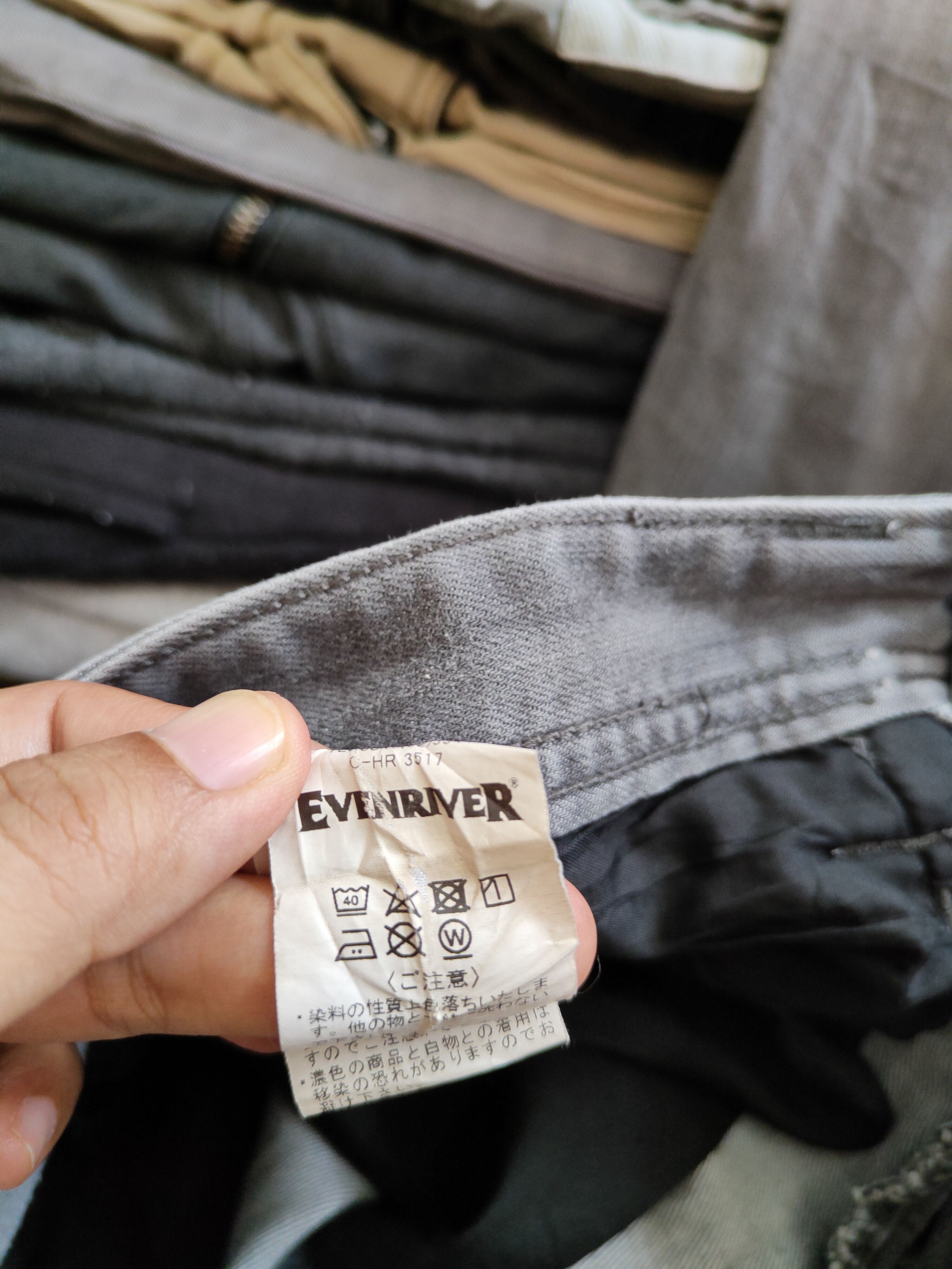 Japanese Brand × Vintage Evenriver Black Faded Denim Pants #S528 Size US 30 / EU 46 - 15 Thumbnail