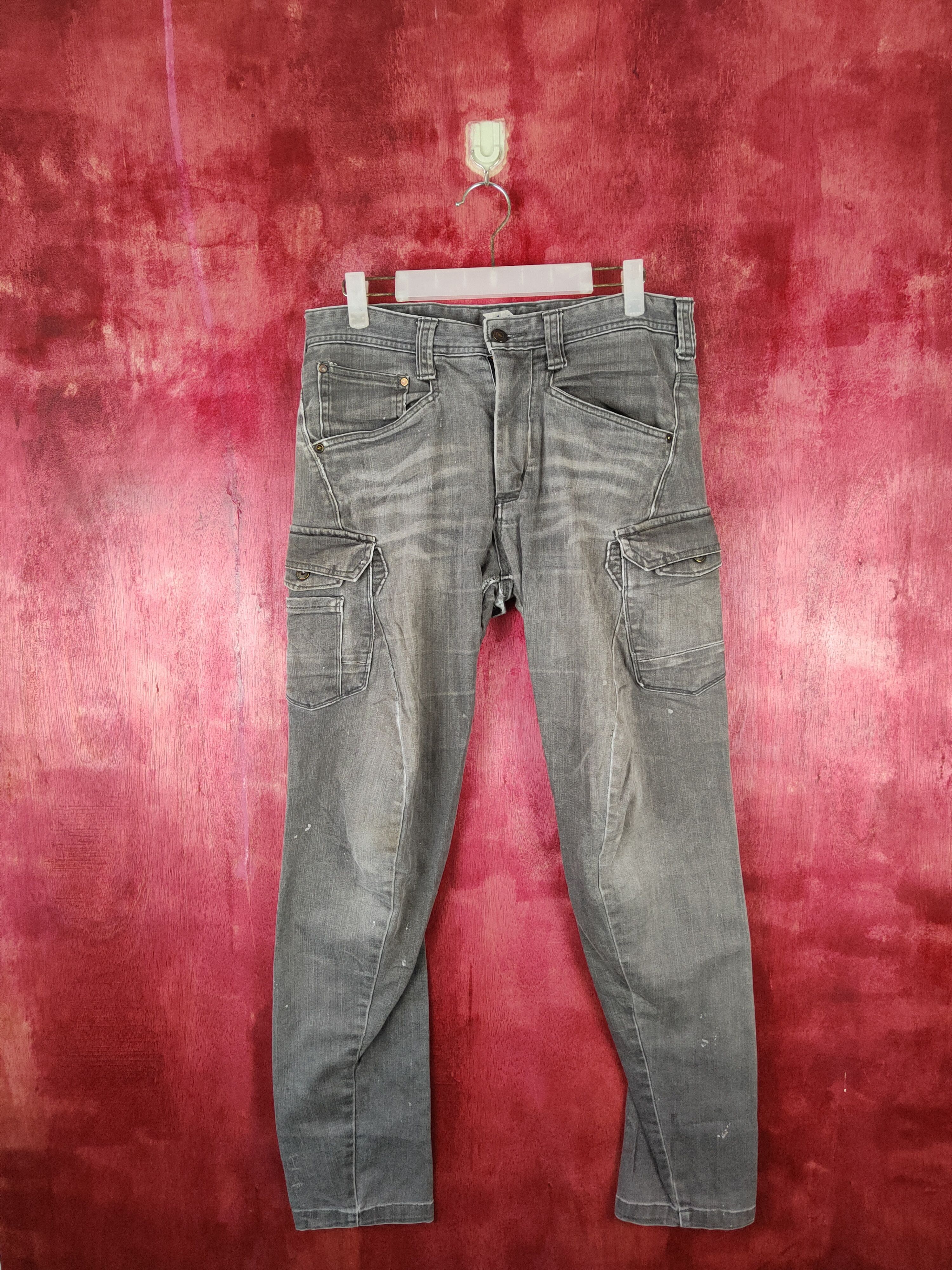Japanese Brand × Vintage Evenriver Black Faded Denim Pants #S528 Size US 30 / EU 46 - 1 Thumbnail