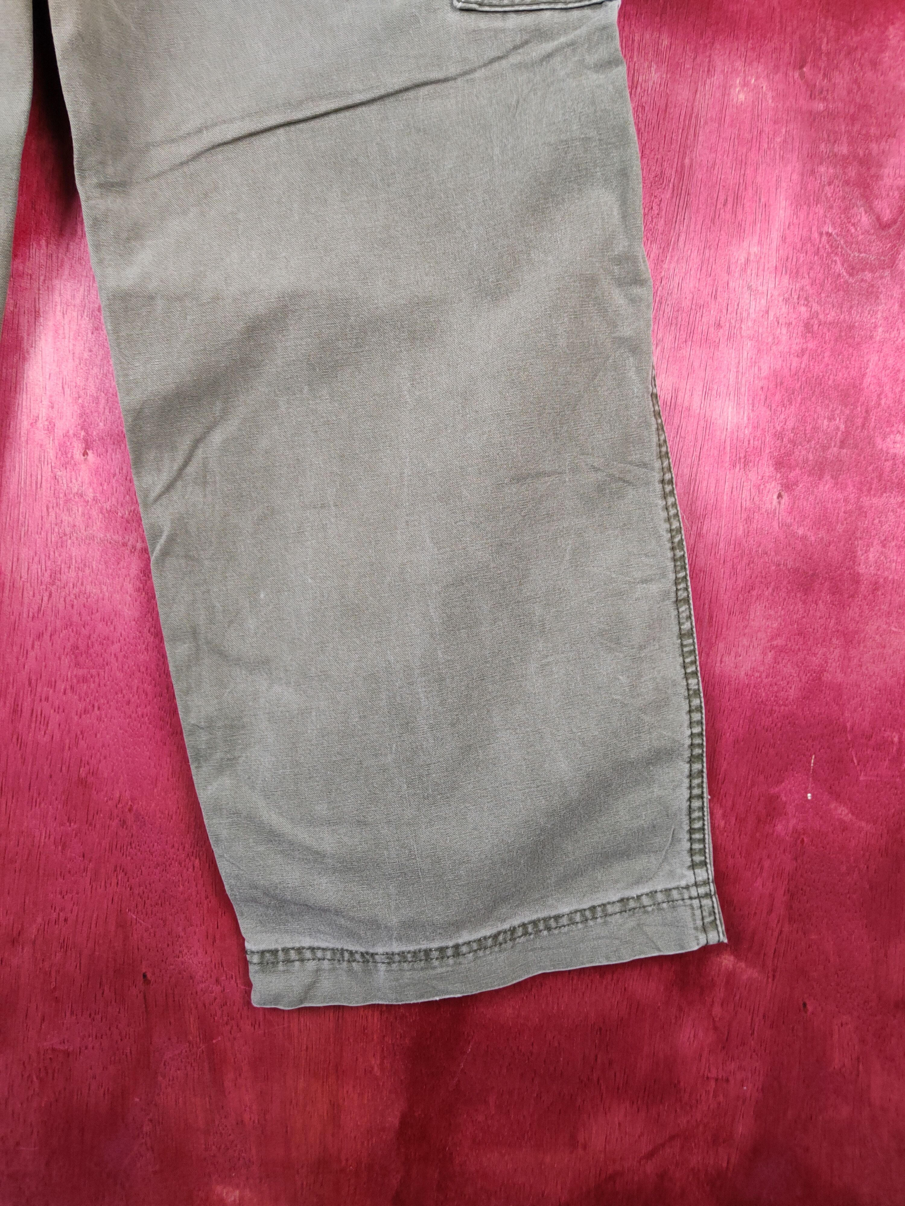 Japanese Brand × Vintage Old Navy Green Faded Multi Pocket Tactical Cargo Pants #S531 Size US 30 / EU 46 - 11 Thumbnail