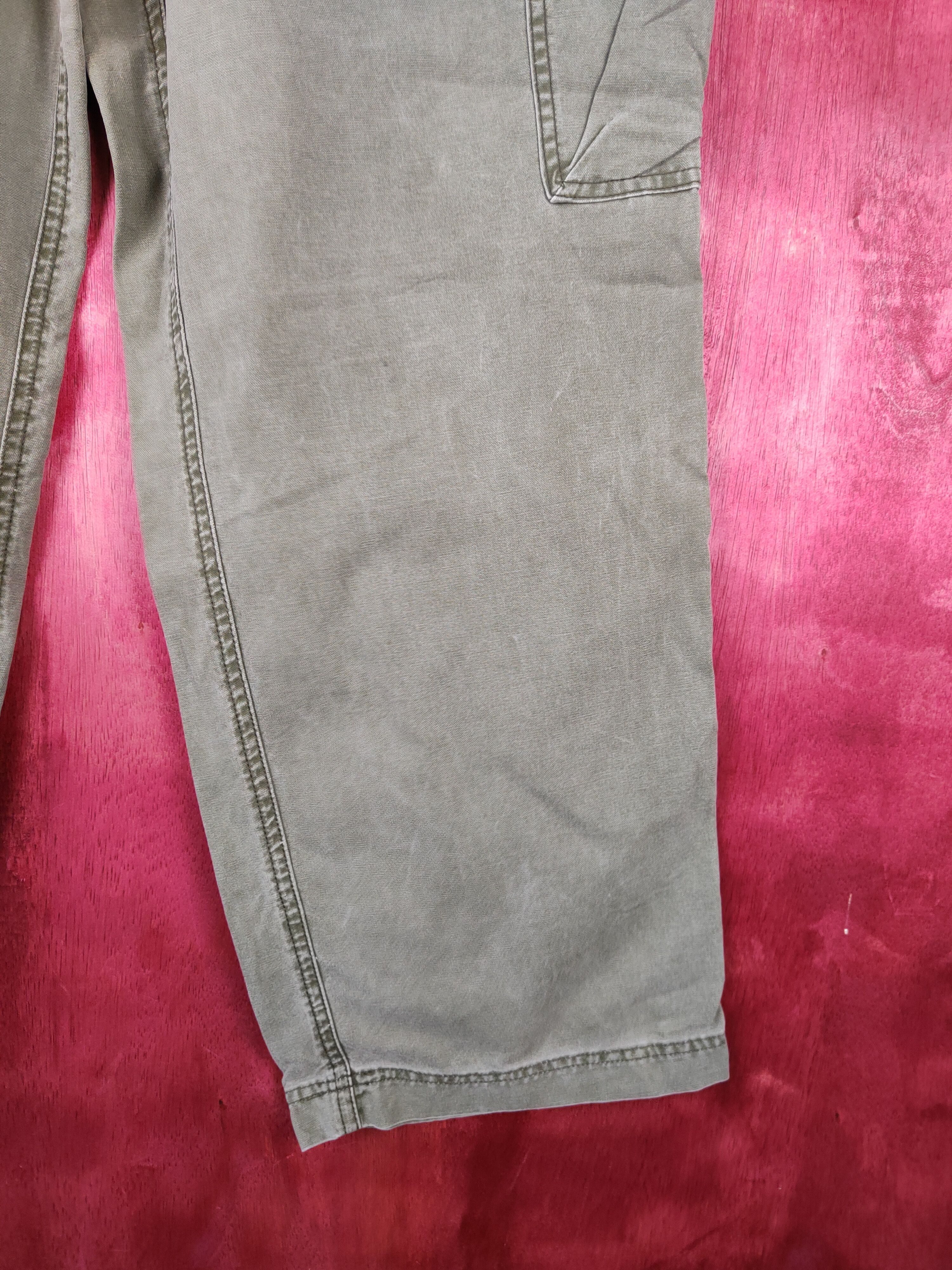 Japanese Brand × Vintage Old Navy Green Faded Multi Pocket Tactical Cargo Pants #S531 Size US 30 / EU 46 - 6 Thumbnail
