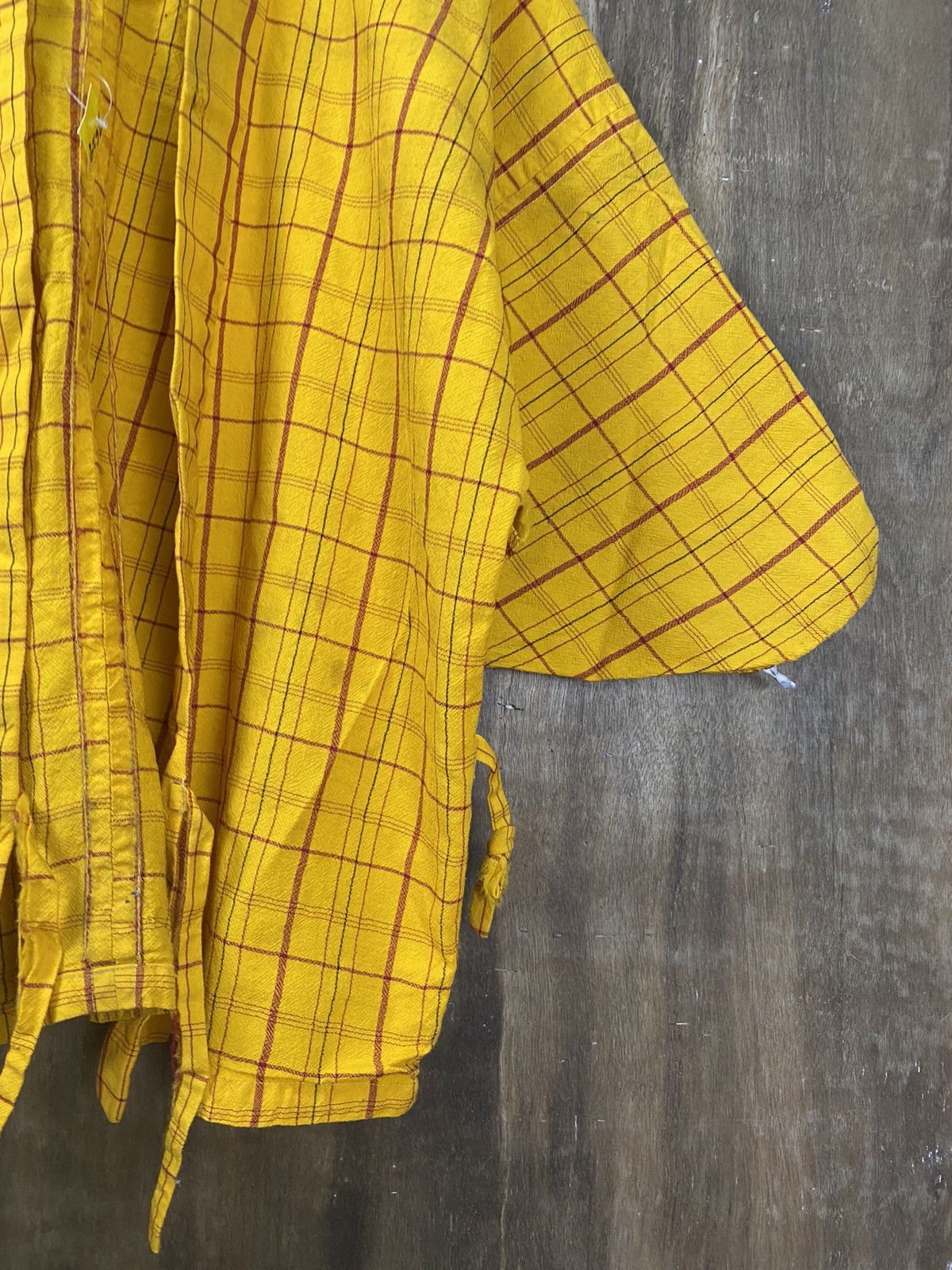 Japanese Brand DL Japan vintage Kimono Yellow #3629 Size US L / EU 52-54 / 3 - 6 Thumbnail