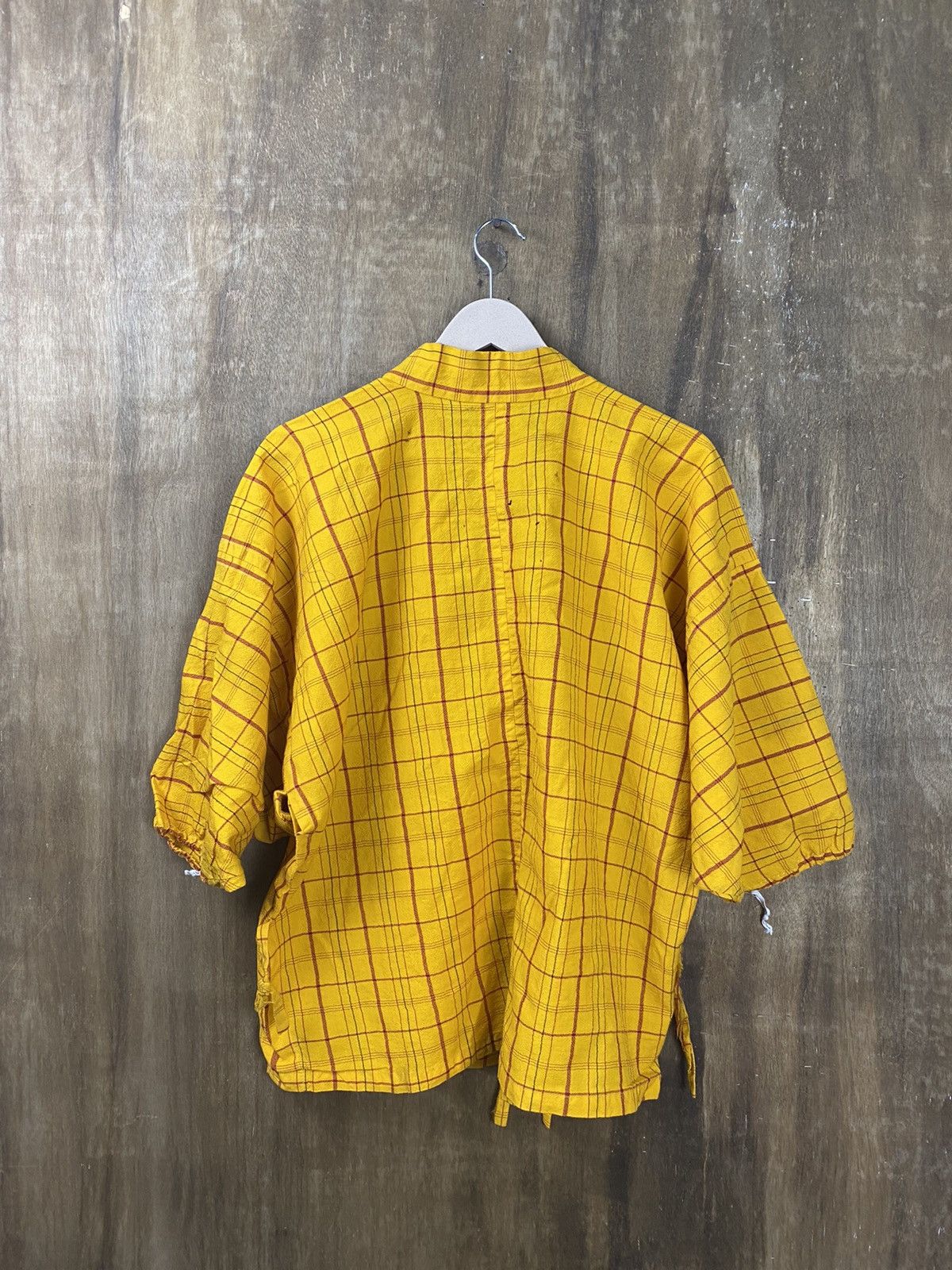 Japanese Brand DL Japan vintage Kimono Yellow #3629 Size US L / EU 52-54 / 3 - 11 Thumbnail