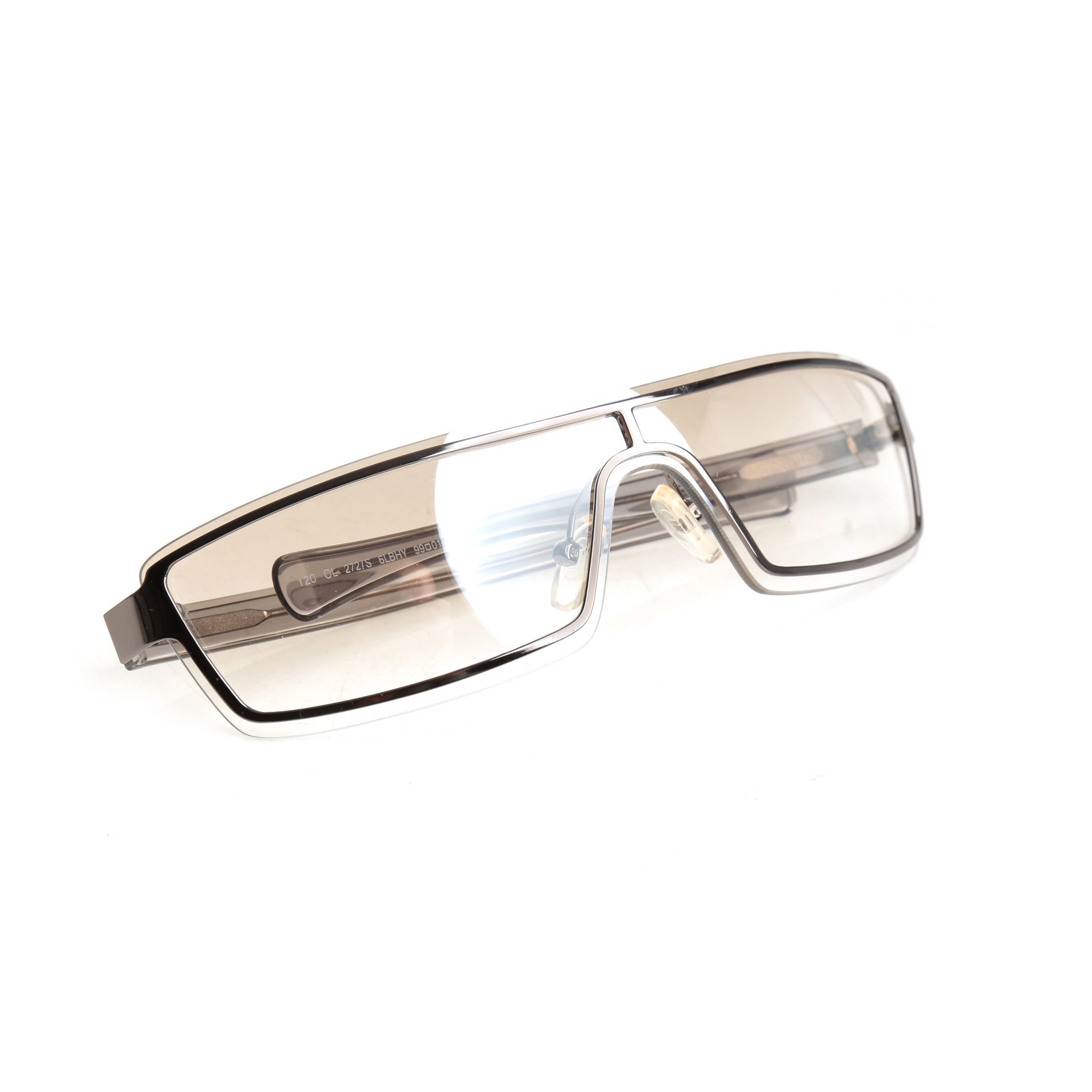 Pre-owned Archival Clothing X Valentino Oliver By Valentino 90's Bronze Rectangular Frame Sunglasses In Bronze Metallic