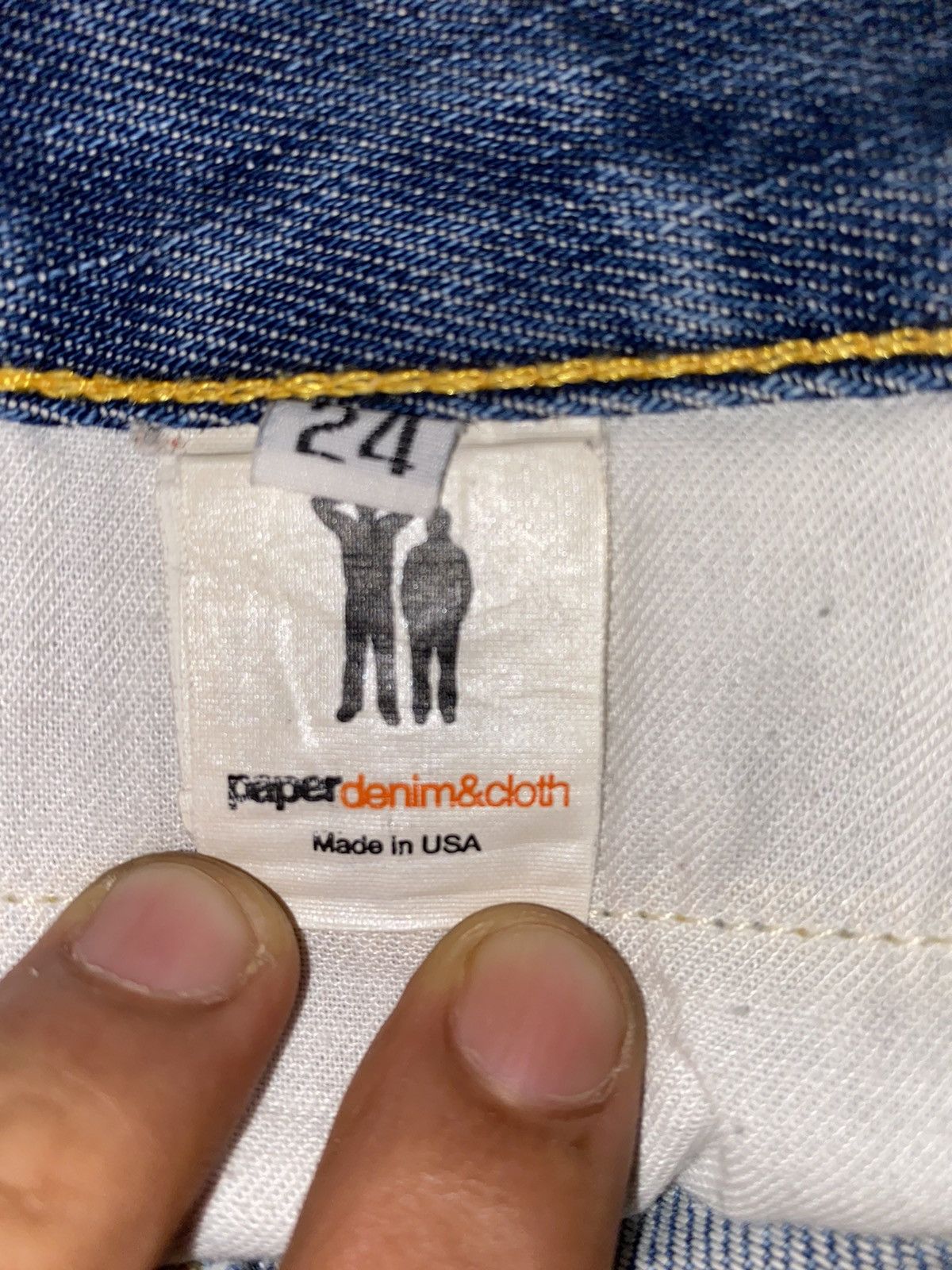 Paper Denim & Cloth THRASHED PaperDenim & Cloth Blue Inspired Hysteric Size US 27 - 8 Thumbnail