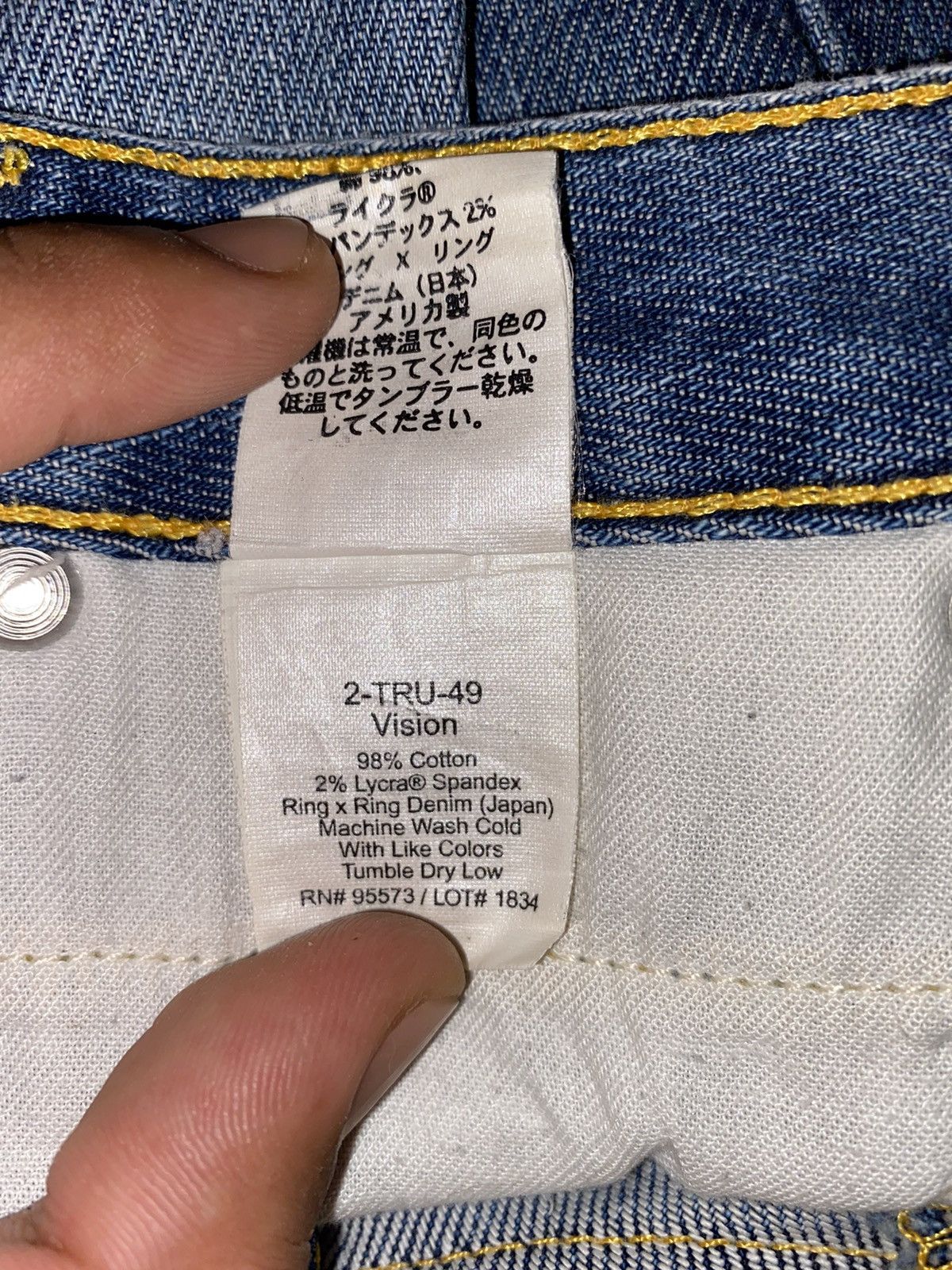 Paper Denim & Cloth THRASHED PaperDenim & Cloth Blue Inspired Hysteric Size US 27 - 9 Thumbnail