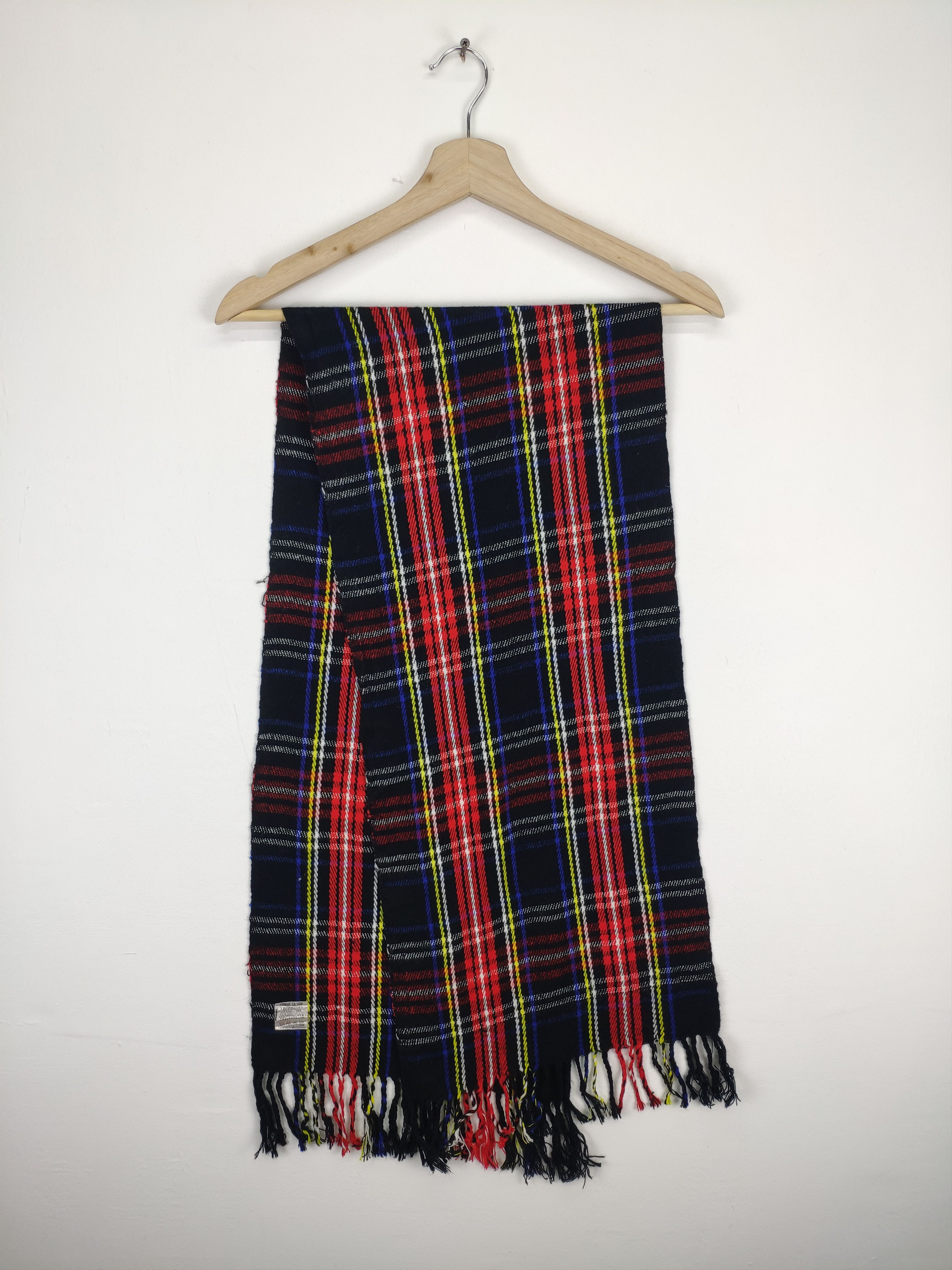 Comme Ca Ism × Designer Steal 💥 Vintage Comme Ca Ism Wool Scarf Muffler Size ONE SIZE - 8 Thumbnail