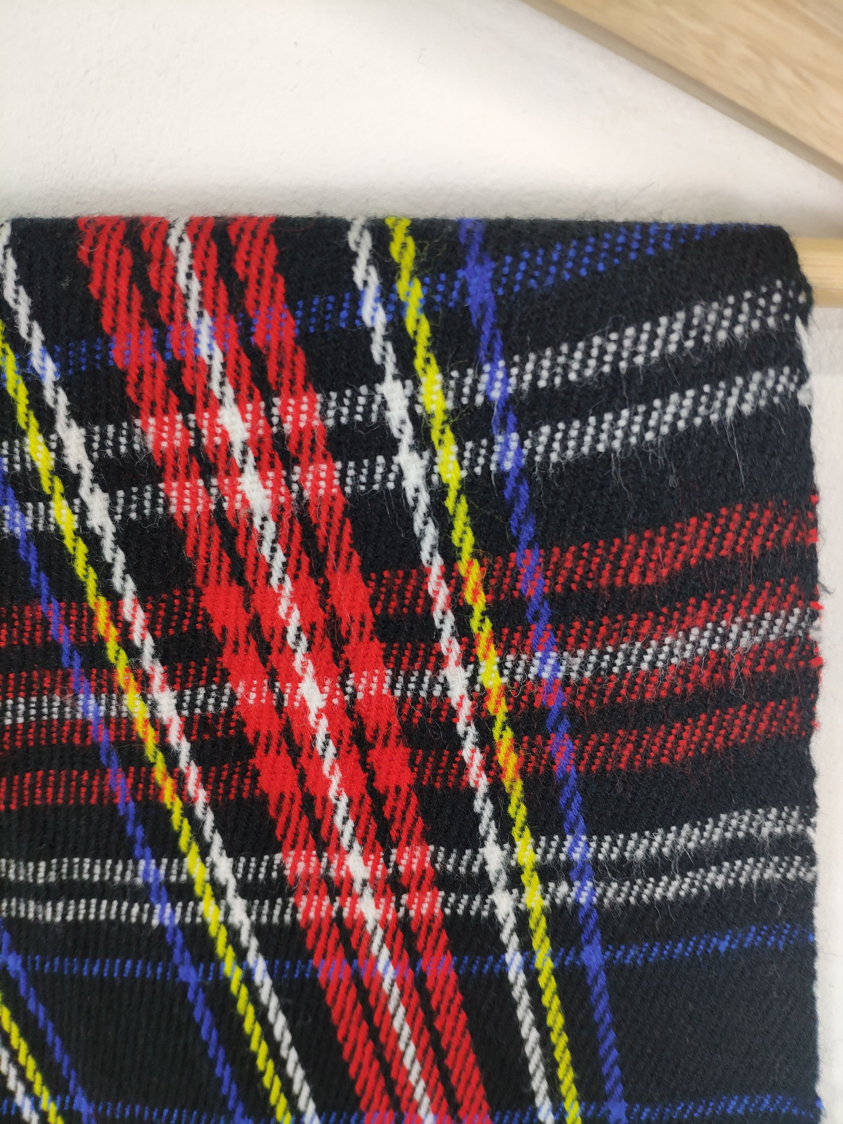 Comme Ca Ism × Designer Steal 💥 Vintage Comme Ca Ism Wool Scarf Muffler Size ONE SIZE - 4 Thumbnail