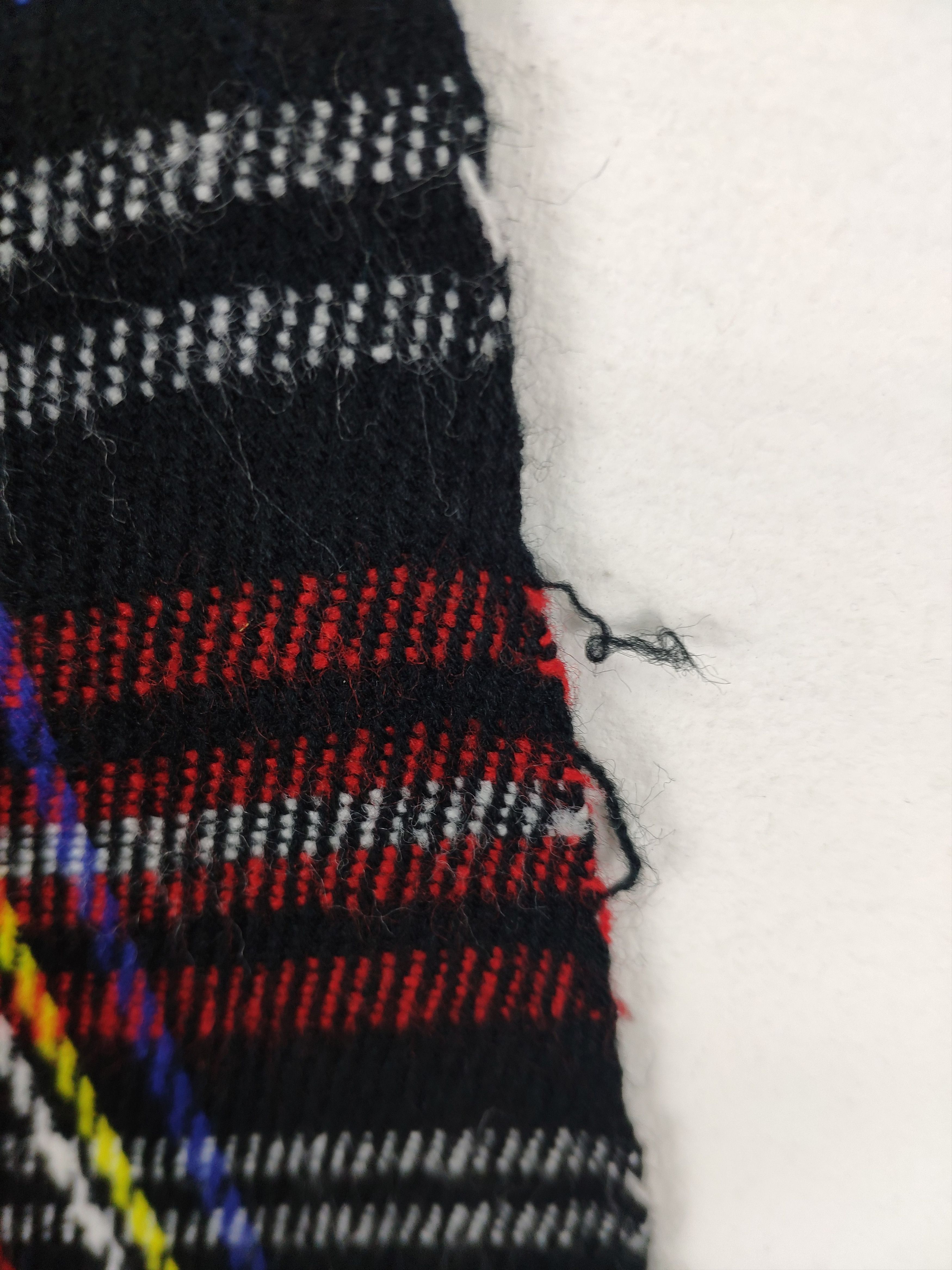 Comme Ca Ism × Designer Steal 💥 Vintage Comme Ca Ism Wool Scarf Muffler Size ONE SIZE - 6 Thumbnail