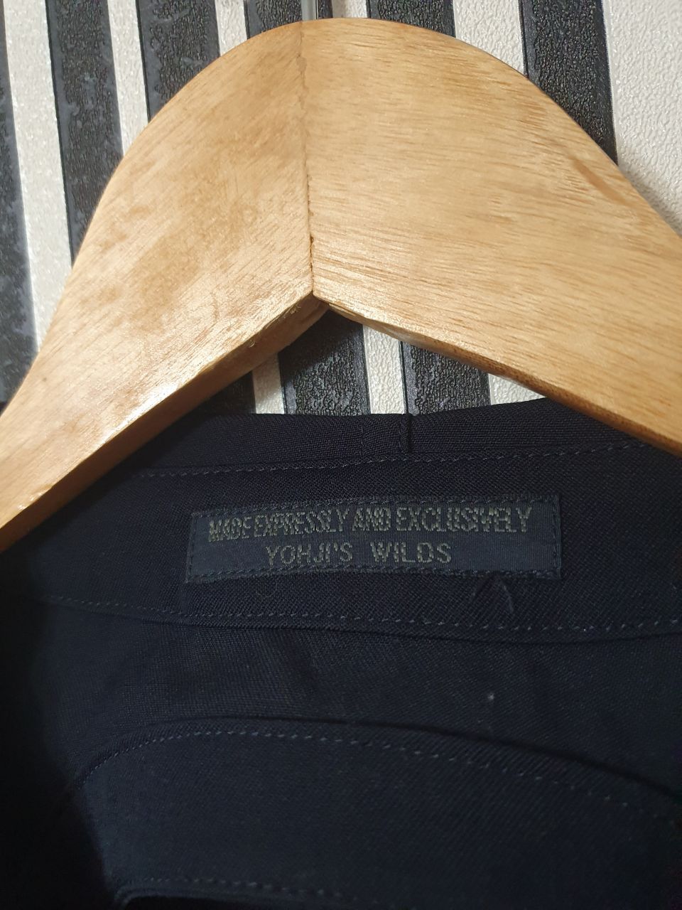 Vintage × Yohji Yamamoto Yohji Yamamoto Opium Navy Blue Sample Hooded Vest Size 48R - 7 Thumbnail