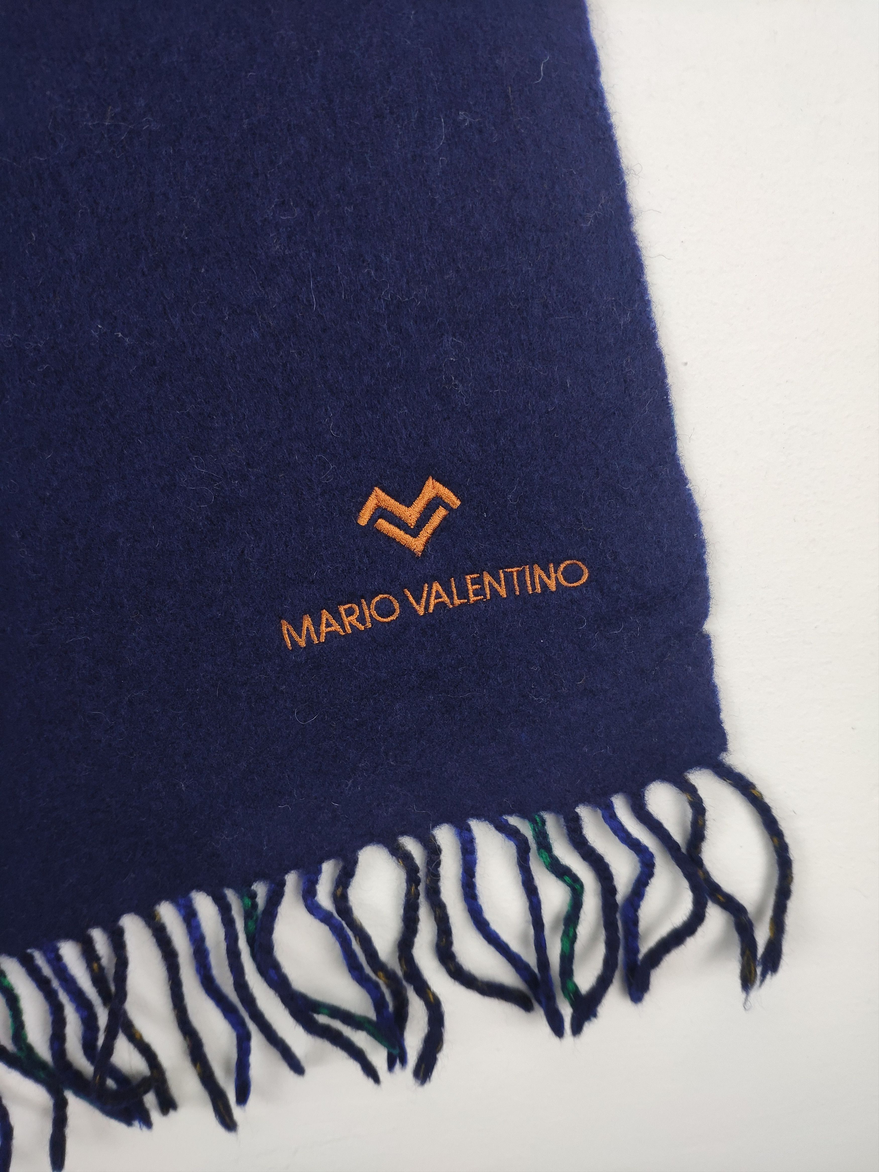 Vintage Steal 💥 Vintage Scarf Wool Muffler by Mario Valentino Size ONE SIZE - 4 Thumbnail