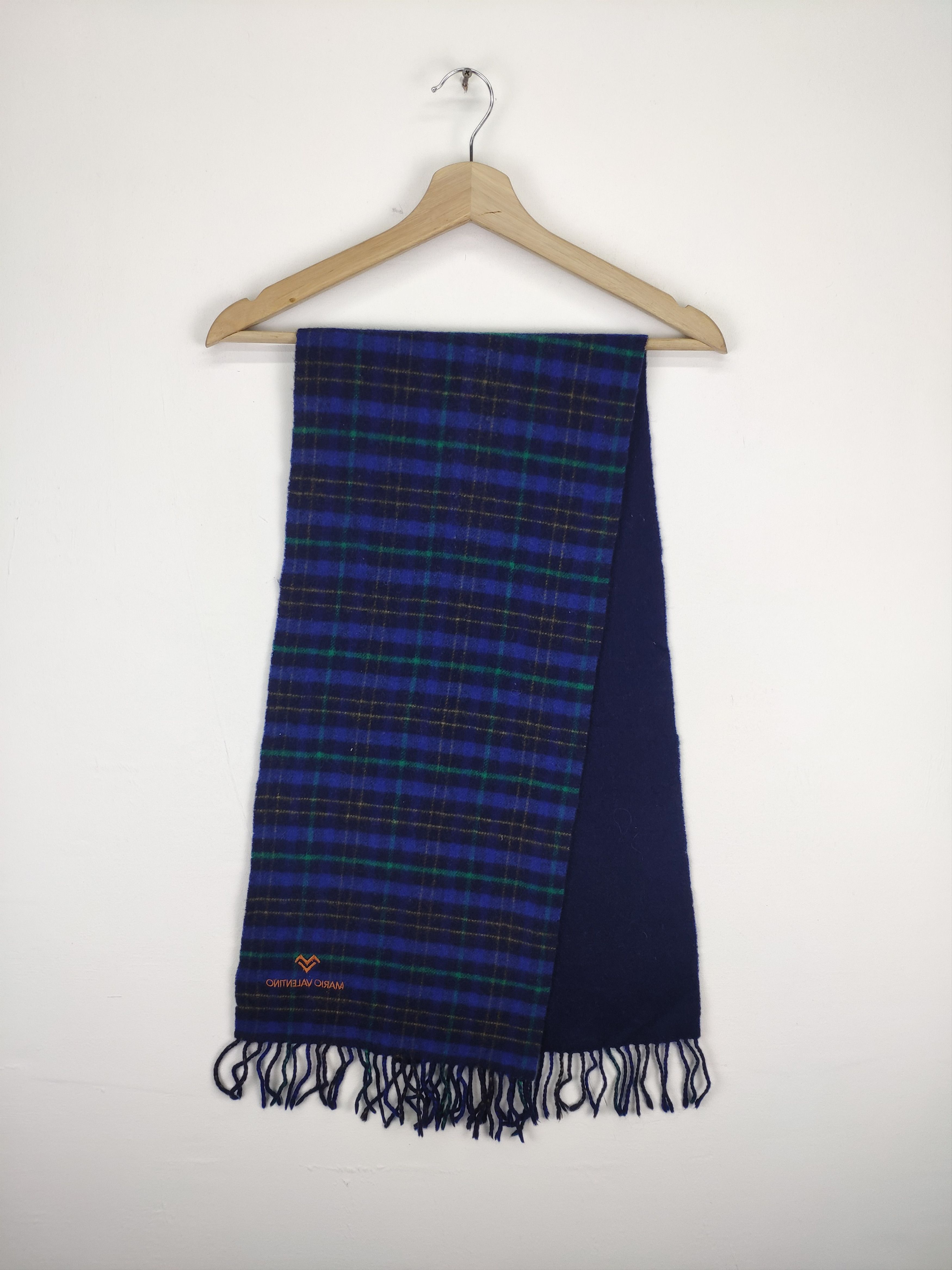 Vintage Steal 💥 Vintage Scarf Wool Muffler by Mario Valentino Size ONE SIZE - 7 Thumbnail