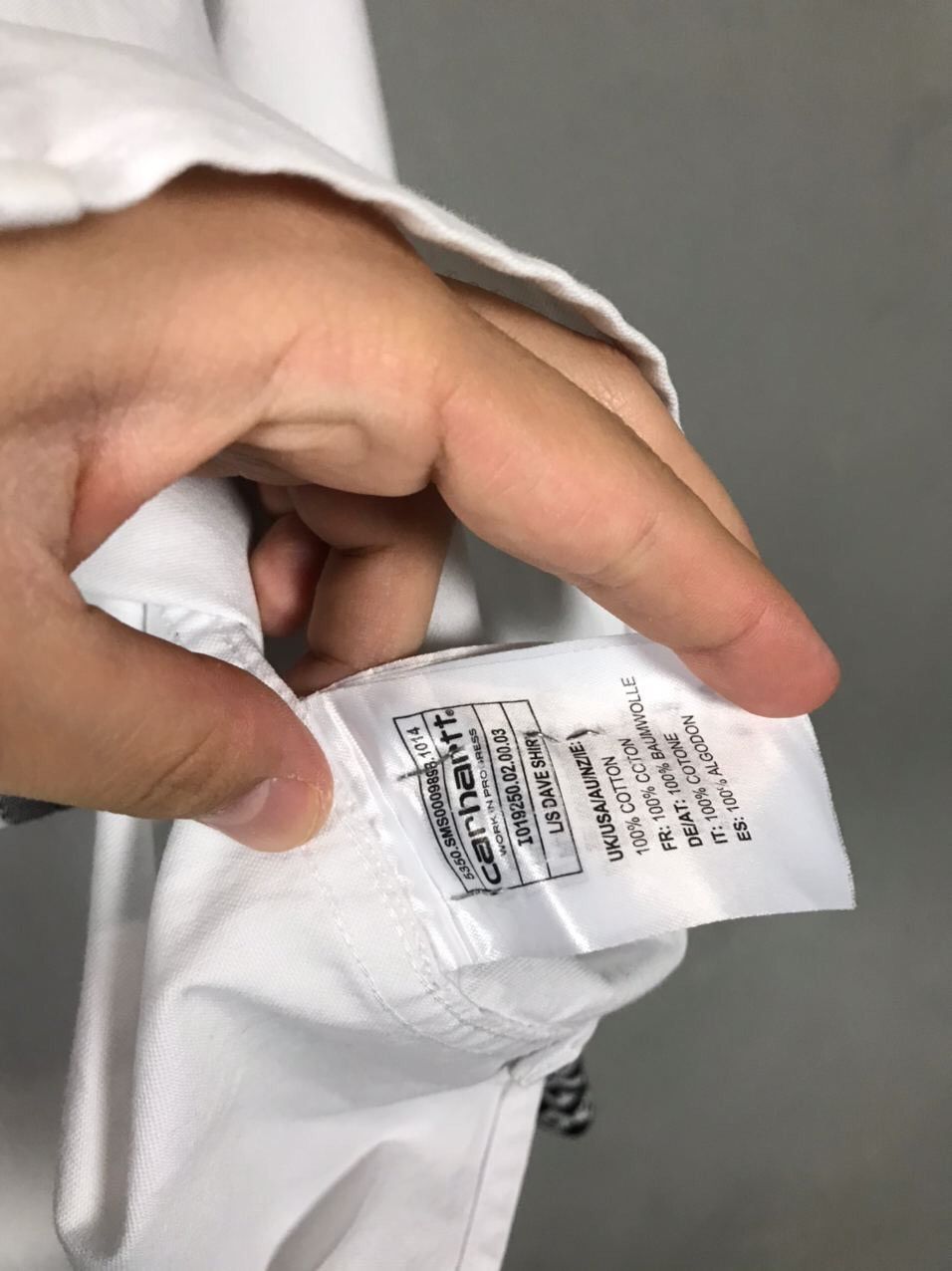 Carhartt Carhartt WIP white slim shirt Size US M / EU 48-50 / 2 - 7 Thumbnail