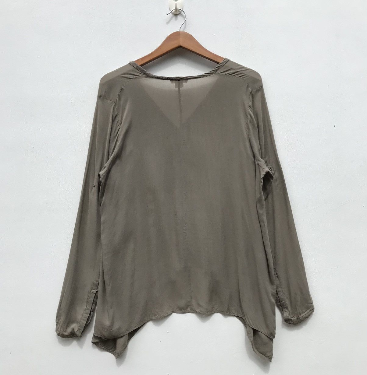 Helmut Lang Helmut Lang Blouse Shirt Rayon Vintage Helmut lang Size S / US 4 / IT 40 - 3 Thumbnail