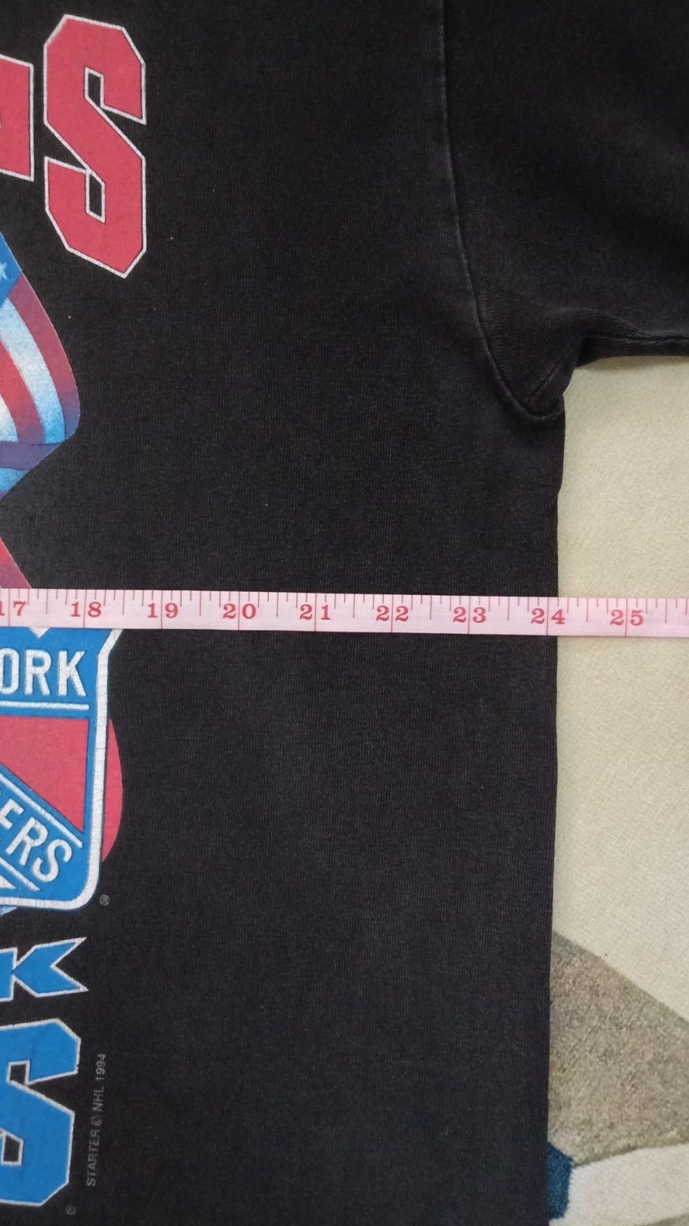 NHL × Starter × Vintage Vintage 90s NHL NY Rangers Stanley Cup Champions T-shirt Size US XL / EU 56 / 4 - 12 Thumbnail