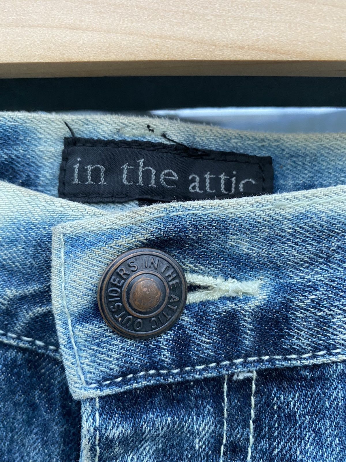 In The Attic In The Attic THRASHED Jeans Acid Wash Painted Inspired Amiri Size US 36 / EU 52 - 5 Thumbnail