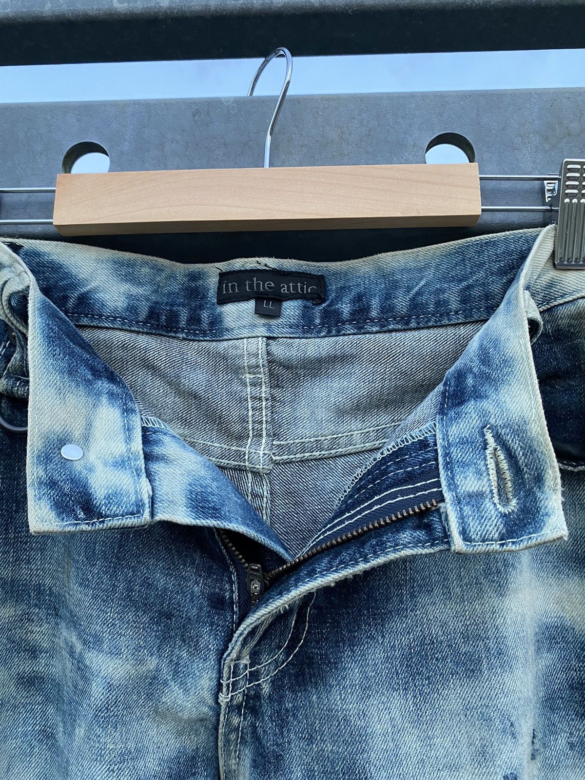 In The Attic In The Attic THRASHED Jeans Acid Wash Painted Inspired Amiri Size US 36 / EU 52 - 7 Thumbnail