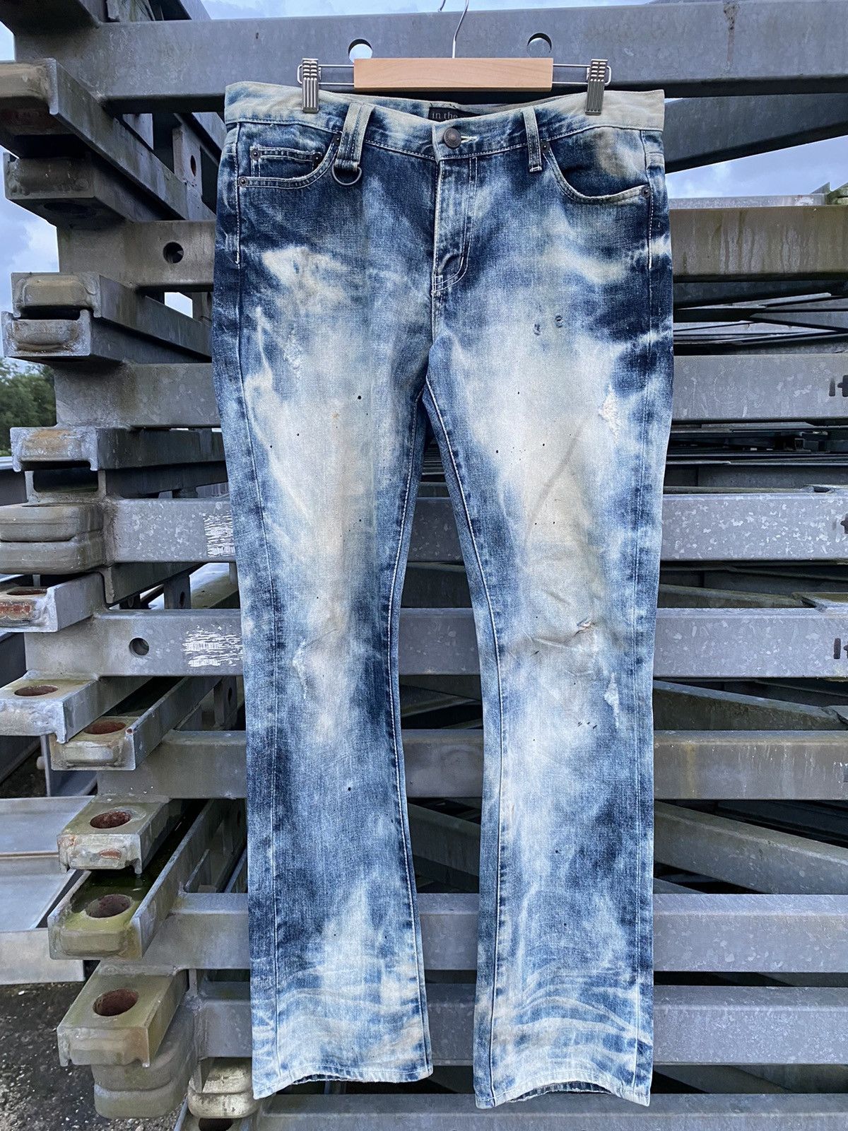 In The Attic In The Attic THRASHED Jeans Acid Wash Painted Inspired Amiri Size US 36 / EU 52 - 1 Thumbnail