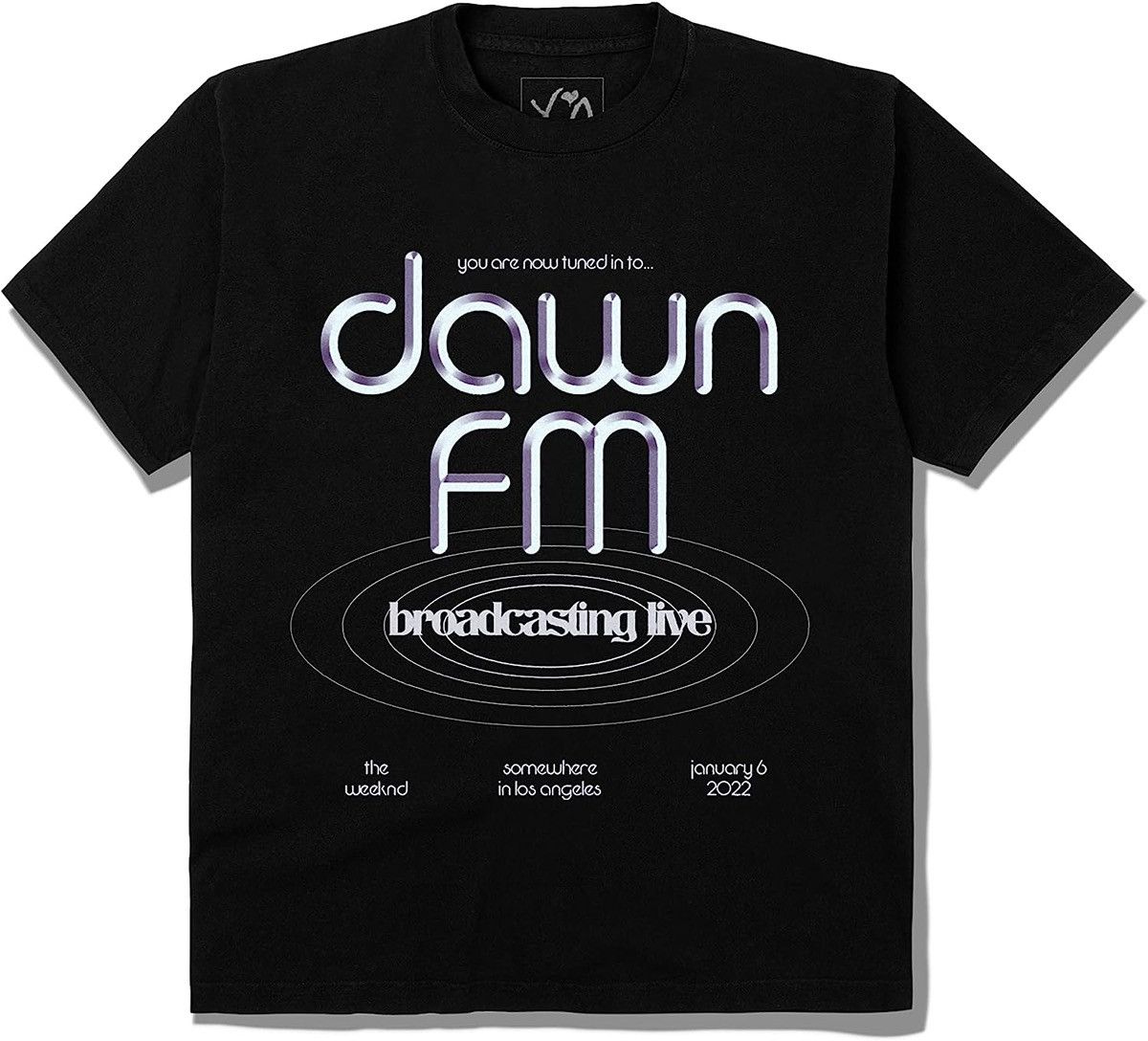 ミュージシャン The Weeknd Dawn FM Portrait Tee The Weeknd Dawn FM T-shirt Black Men's - SS22 - US