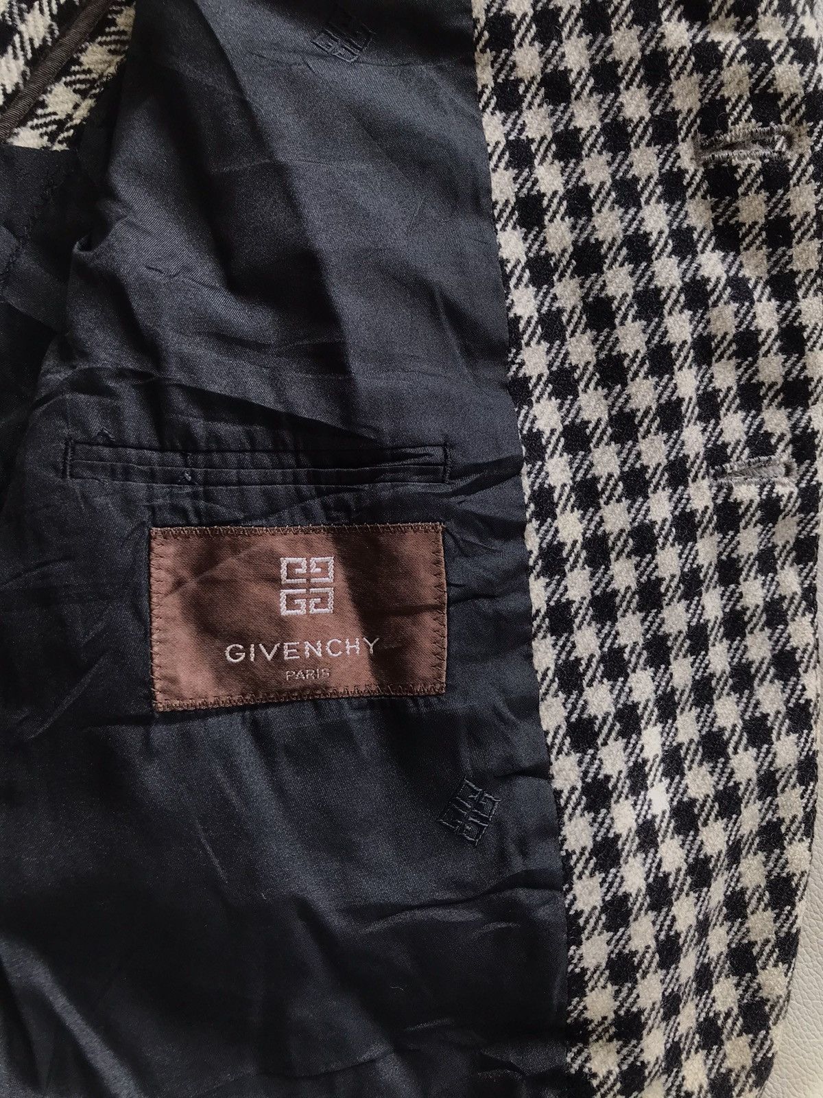 Givenchy Vintage Givenchy Blazer Tartan Jacket Size US M / EU 48-50 / 2 - 5 Thumbnail