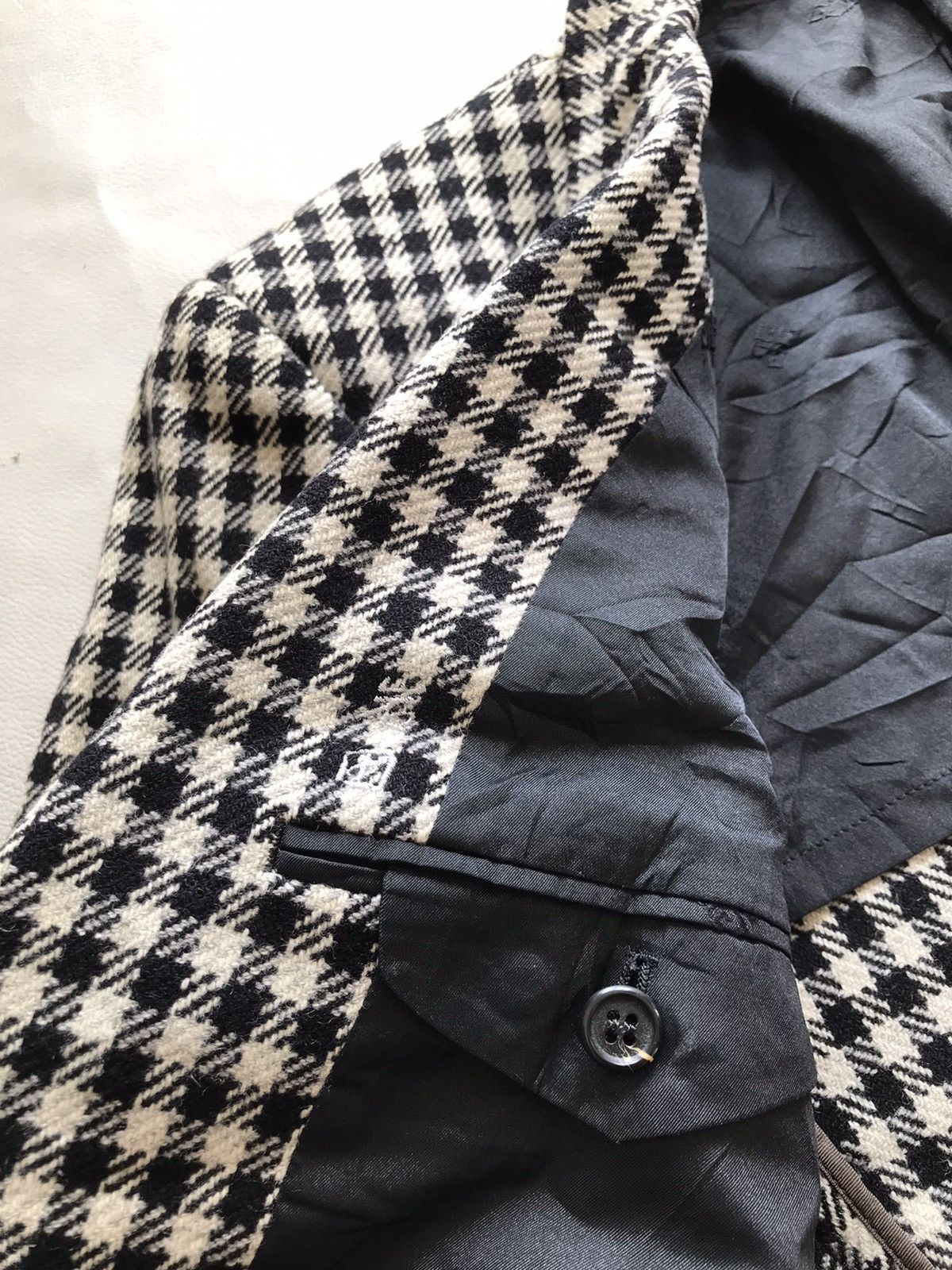 Givenchy Vintage Givenchy Blazer Tartan Jacket Size US M / EU 48-50 / 2 - 6 Thumbnail