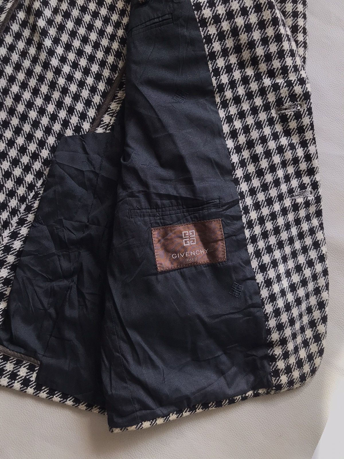 Givenchy Vintage Givenchy Blazer Tartan Jacket Size US M / EU 48-50 / 2 - 4 Thumbnail