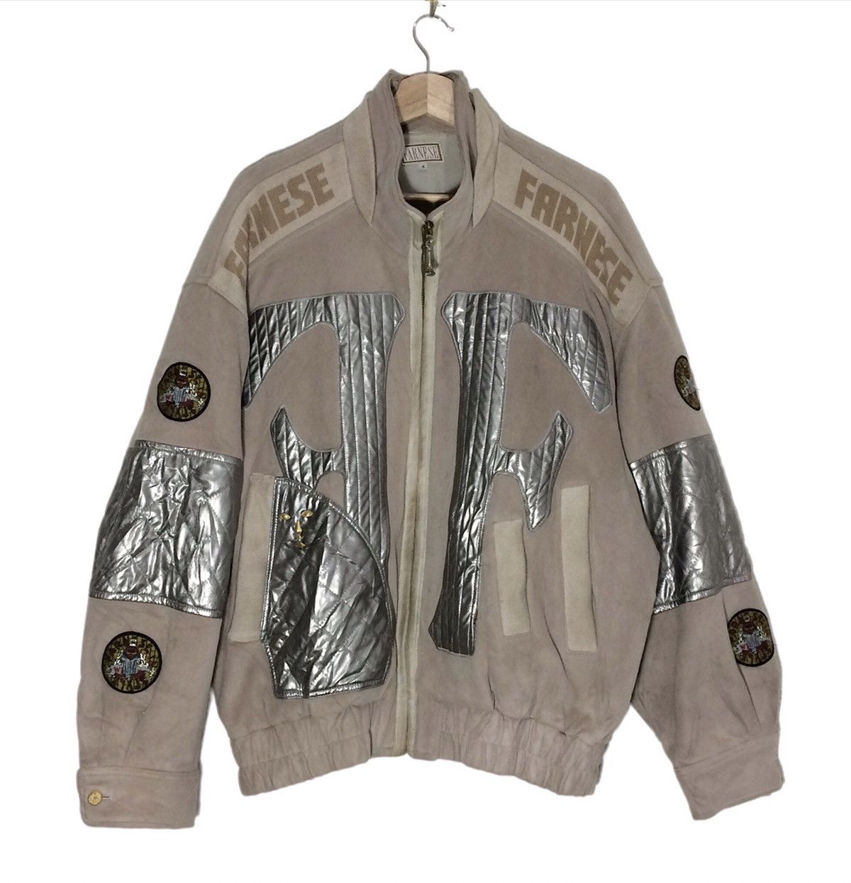Cartoon Network Vintage FARNESE UKi embroidery Big Logo Wool Jacket Size US XL / EU 56 / 4 - 1 Thumbnail