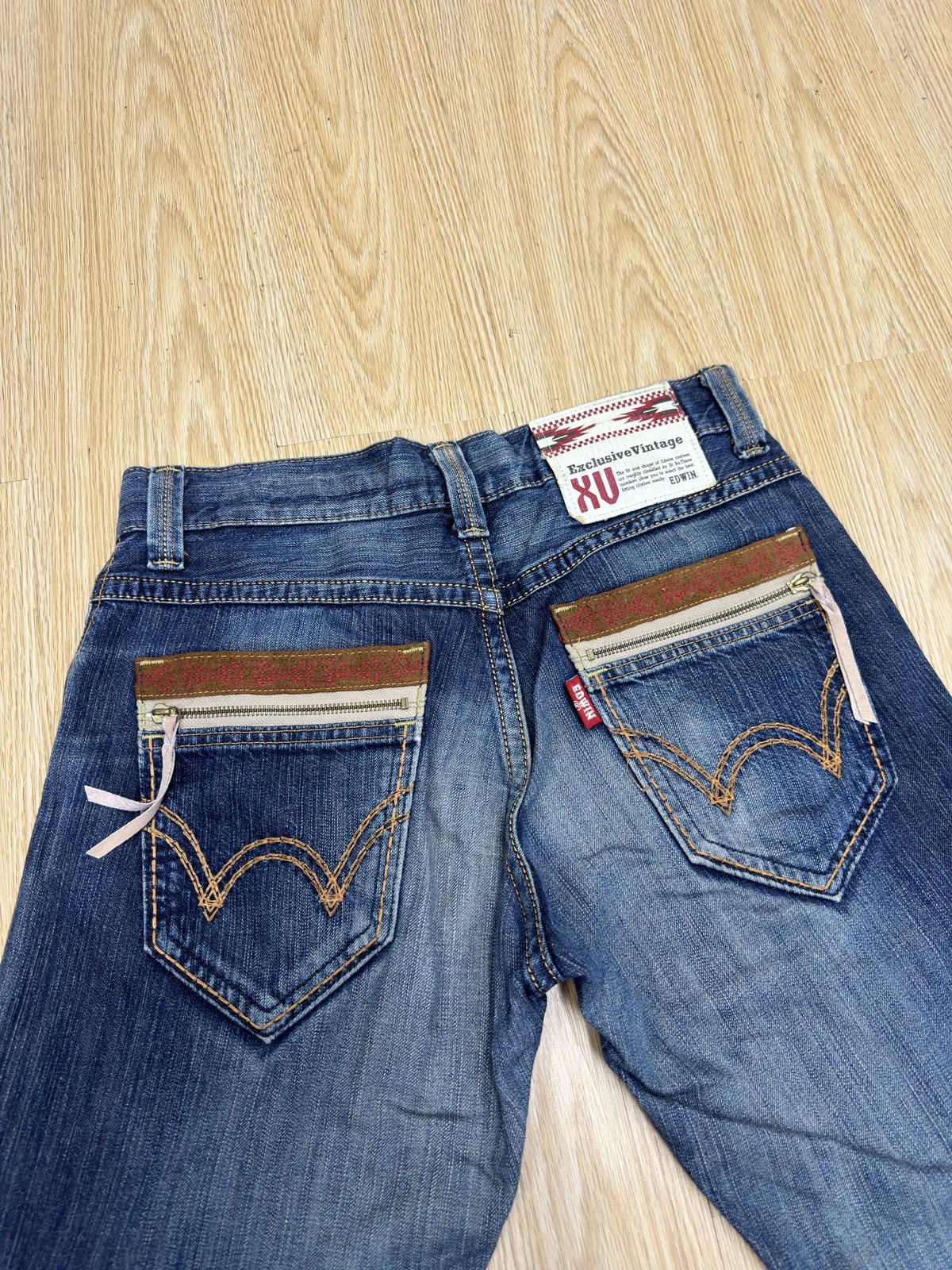 Edwin × If Six Was Nine × Le Grande Bleu (L.G.B.) Vintage EDWIN 434 XV Rip Distressed Size 30 J629 Size US 30 / EU 46 - 10 Thumbnail