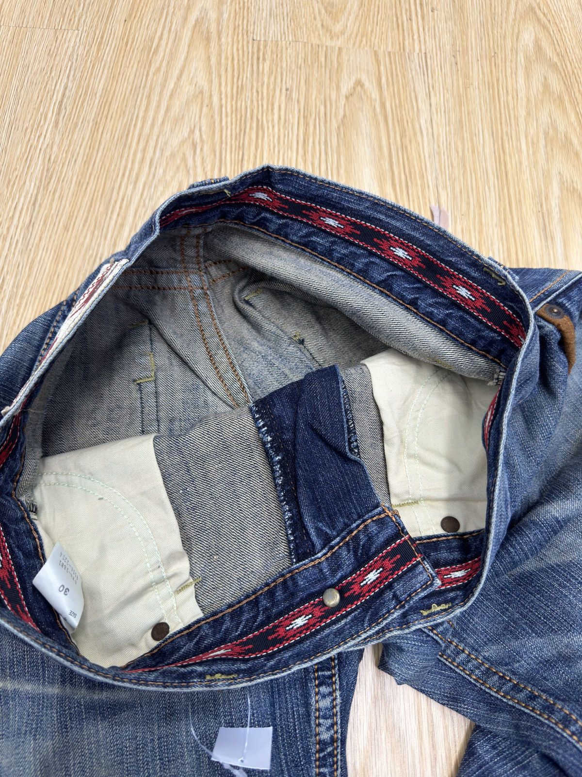 Edwin × If Six Was Nine × Le Grande Bleu (L.G.B.) Vintage EDWIN 434 XV Rip Distressed Size 30 J629 Size US 30 / EU 46 - 8 Thumbnail