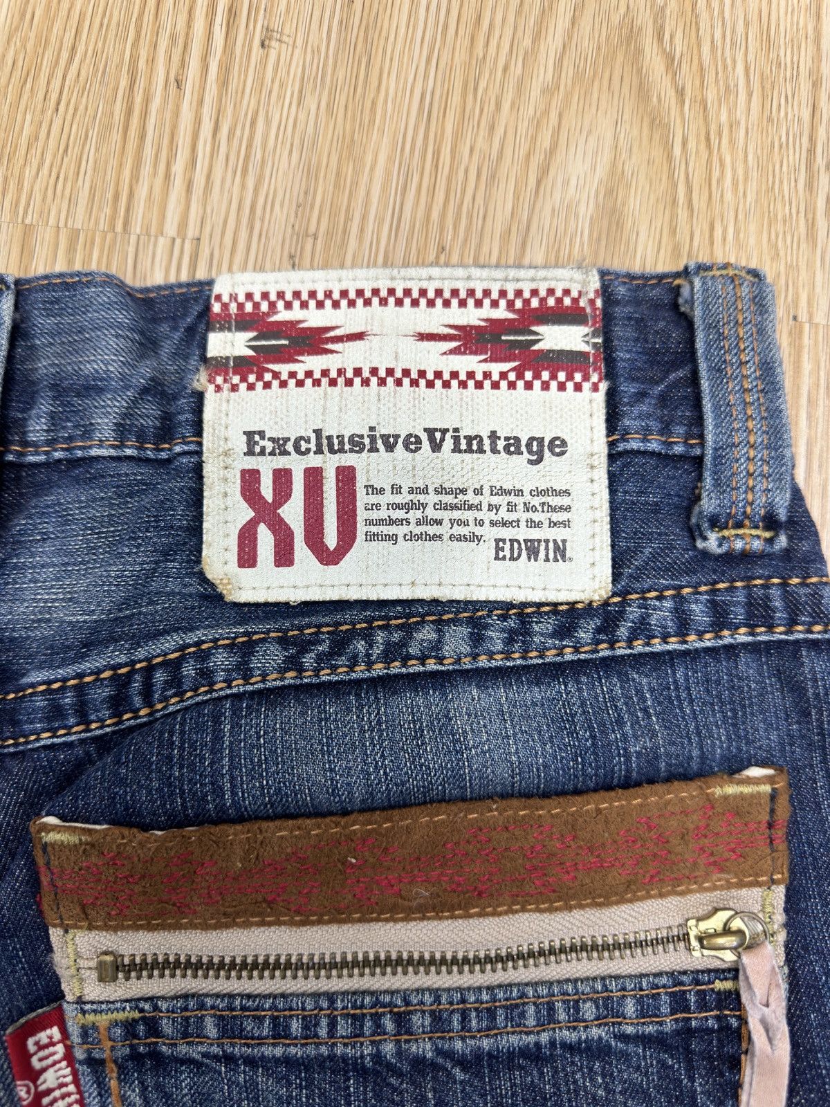 Edwin × If Six Was Nine × Le Grande Bleu (L.G.B.) Vintage EDWIN 434 XV Rip Distressed Size 30 J629 Size US 30 / EU 46 - 11 Thumbnail