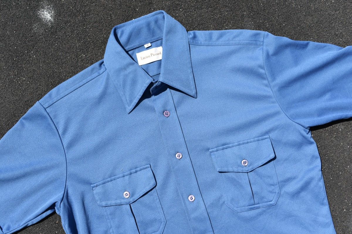 Vintage Vintage 80s Polyester Shirt (M) Size US M / EU 48-50 / 2 - 2 Thumbnail