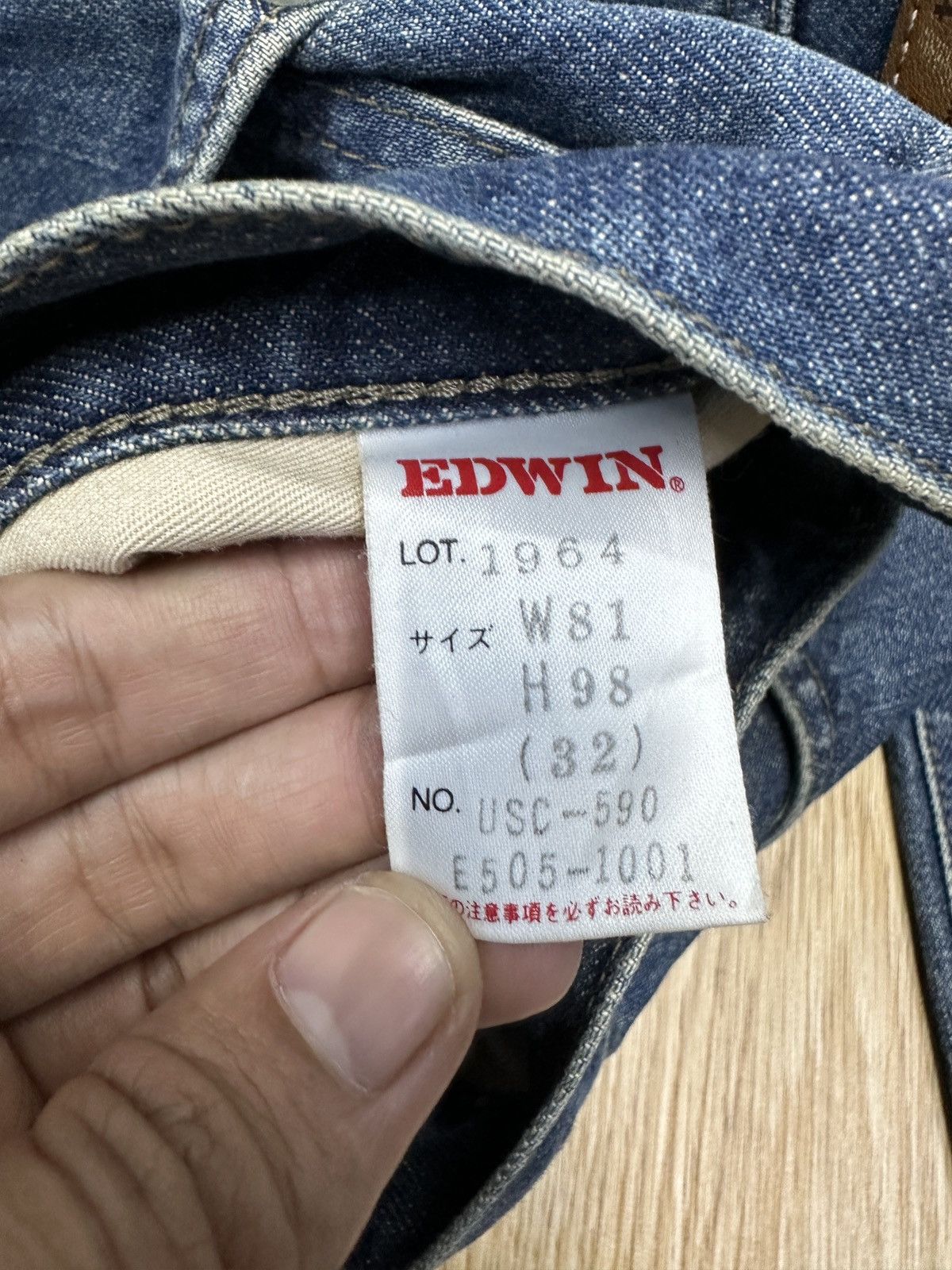 Edwin × If Six Was Nine × Vintage Vintage US CLASSIC Edwin 604 Us Classic Baggy Denim J621 Size US 31 - 8 Thumbnail