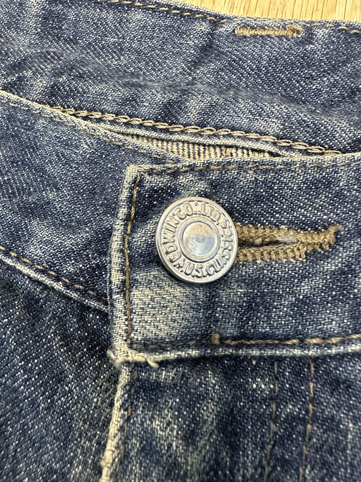 Edwin × If Six Was Nine × Vintage Vintage US CLASSIC Edwin 604 Us Classic Baggy Denim J621 Size US 31 - 5 Thumbnail