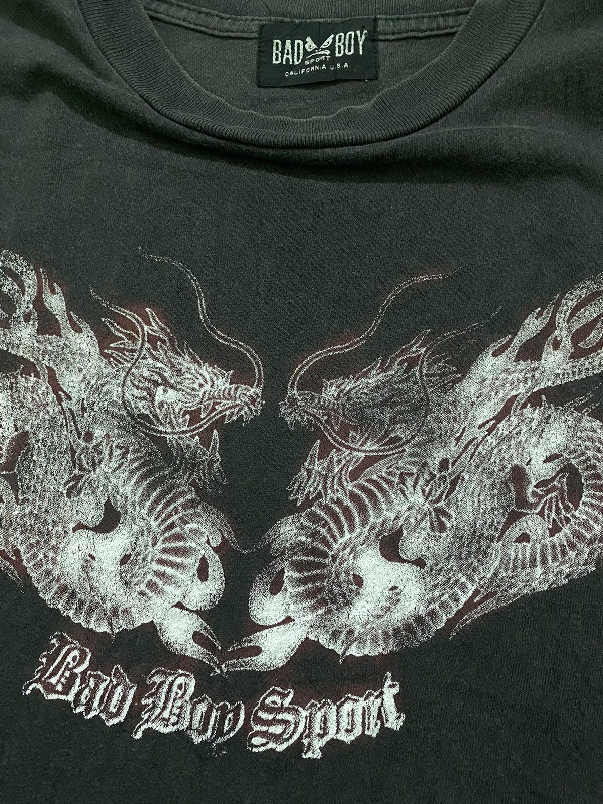 Japanese Brand × Vintage Vintage bad boy Sport skateboard double dragon shirt Size US L / EU 52-54 / 3 - 4 Thumbnail