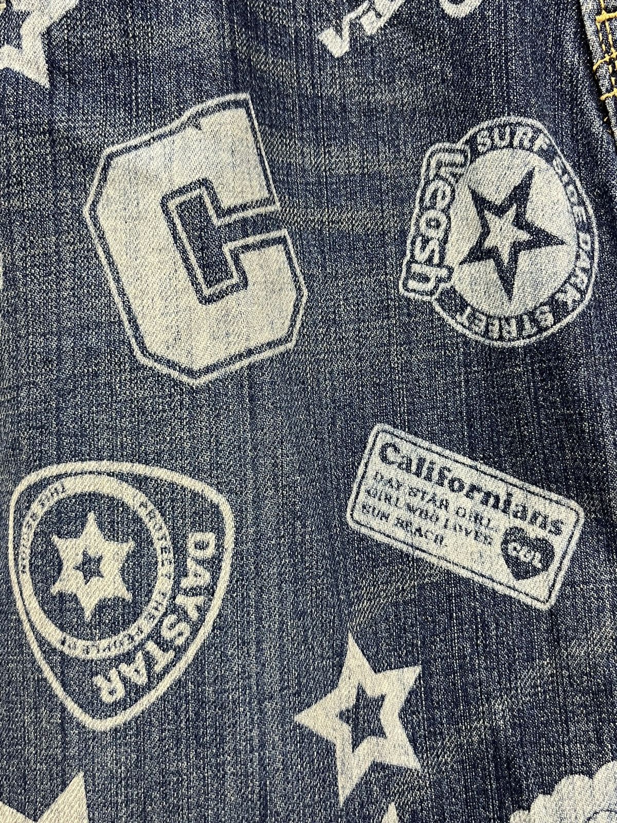 Real Japan Blues CO&LU PopArt Flash 90's Californians Day Star Hysteric Style Size US 30 / EU 46 - 9 Thumbnail
