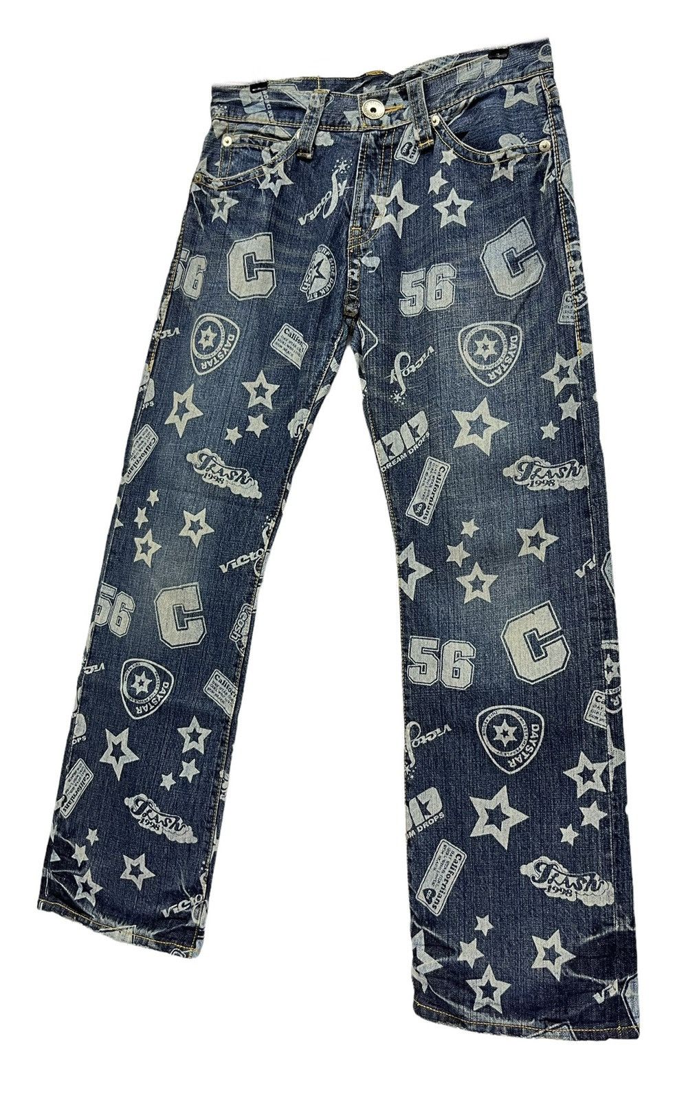 Real Japan Blues CO&LU PopArt Flash 90's Californians Day Star Hysteric Style Size US 30 / EU 46 - 2 Thumbnail