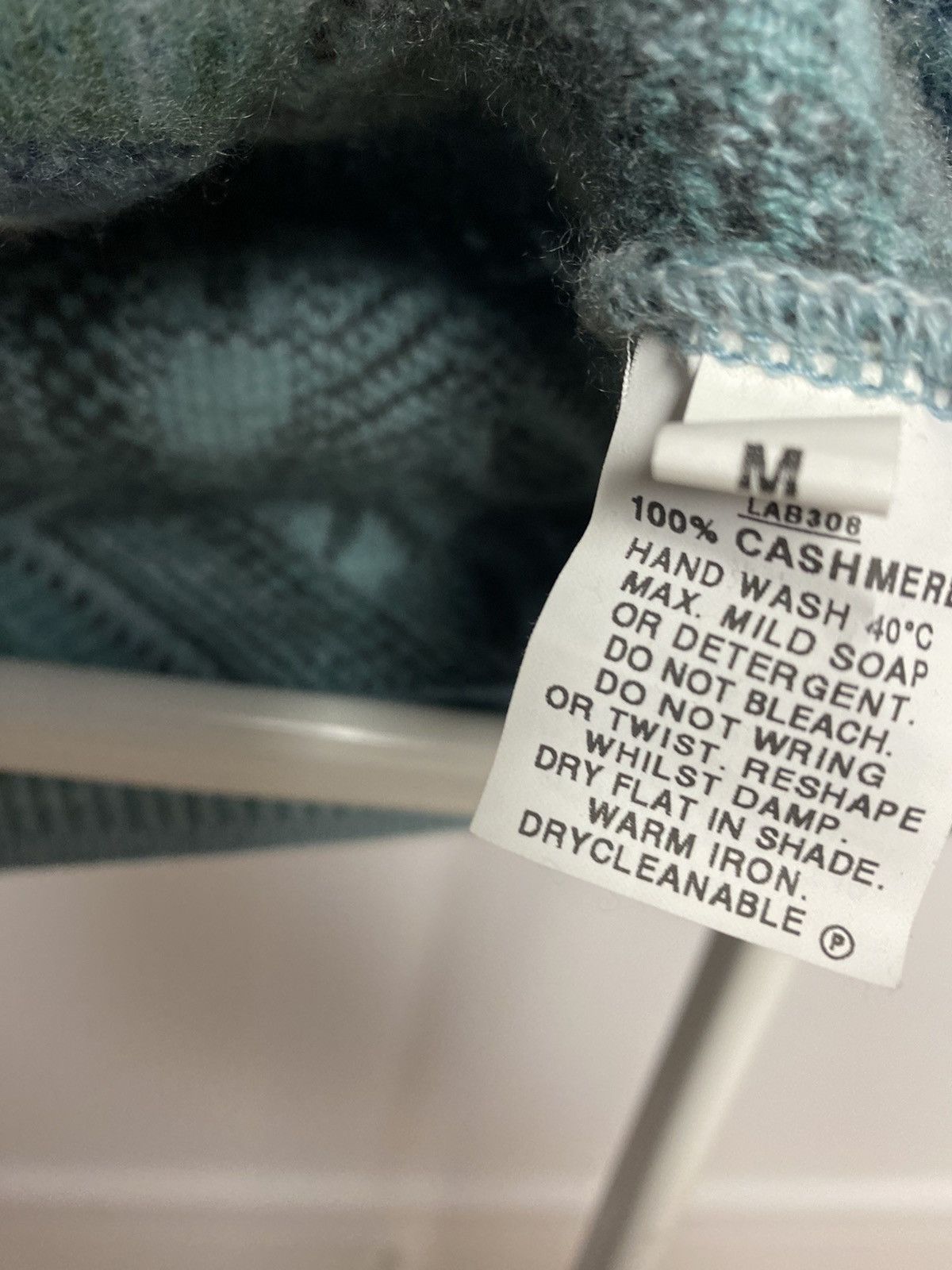 Coogi Coogi sweater cashmere cardigan blue multicolor cable knit Size M / US 6-8 / IT 42-44 - 10 Thumbnail